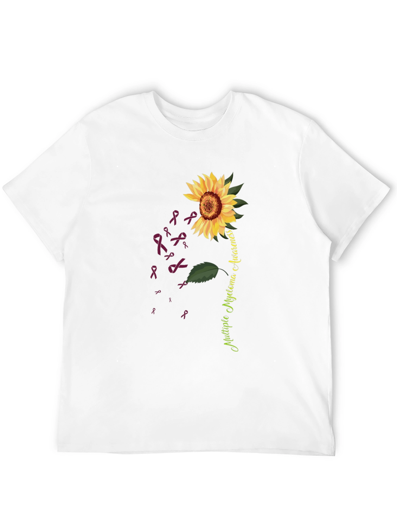 Multiple Myeloma Awareness Sunflower T-Shirt