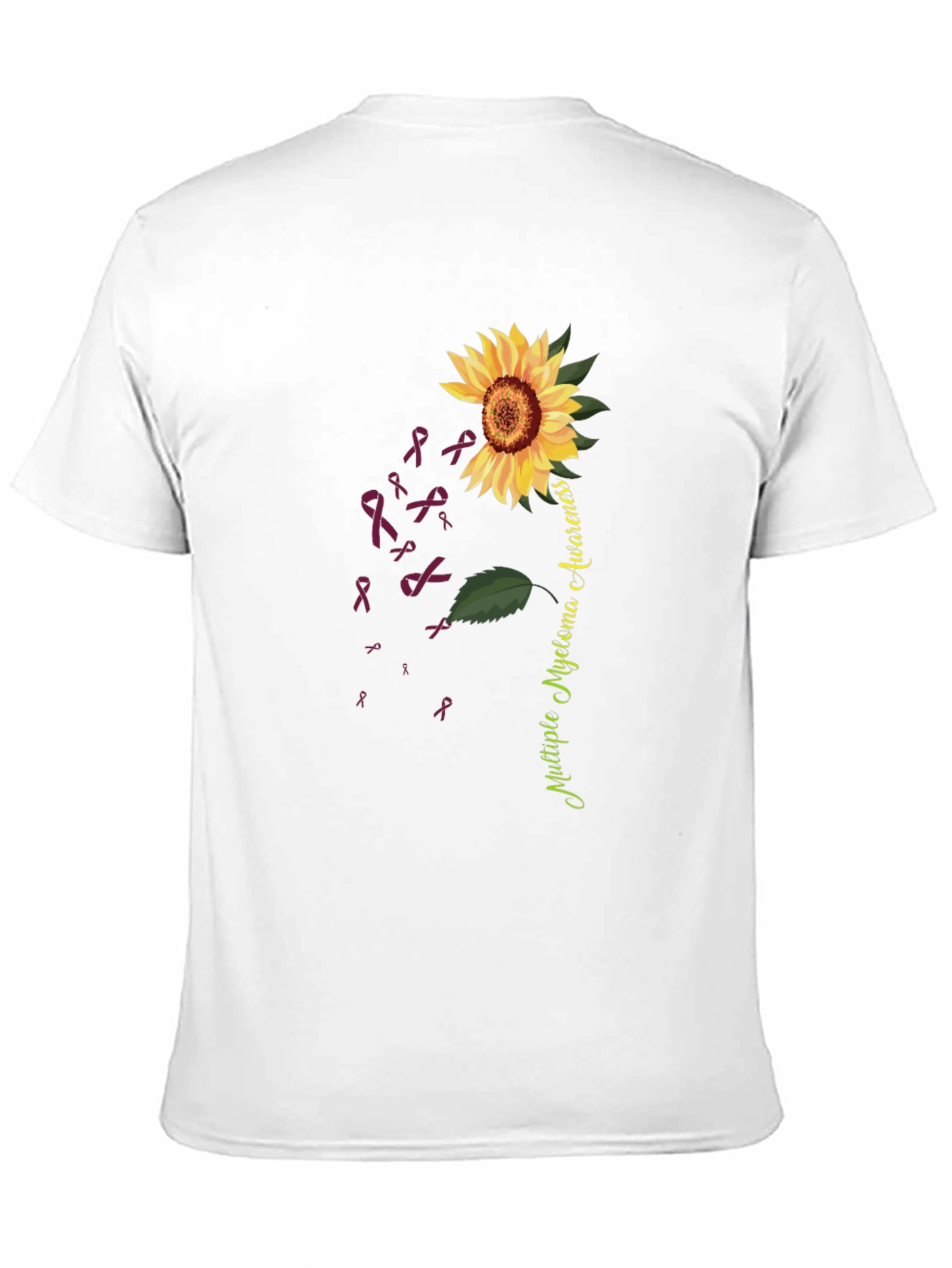 Multiple Myeloma Awareness Sunflower T-Shirt