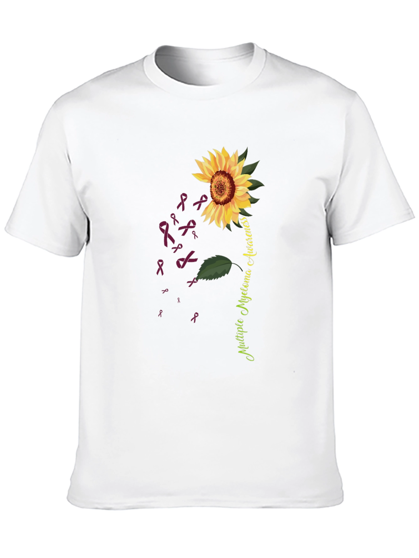Multiple Myeloma Awareness Sunflower T-Shirt
