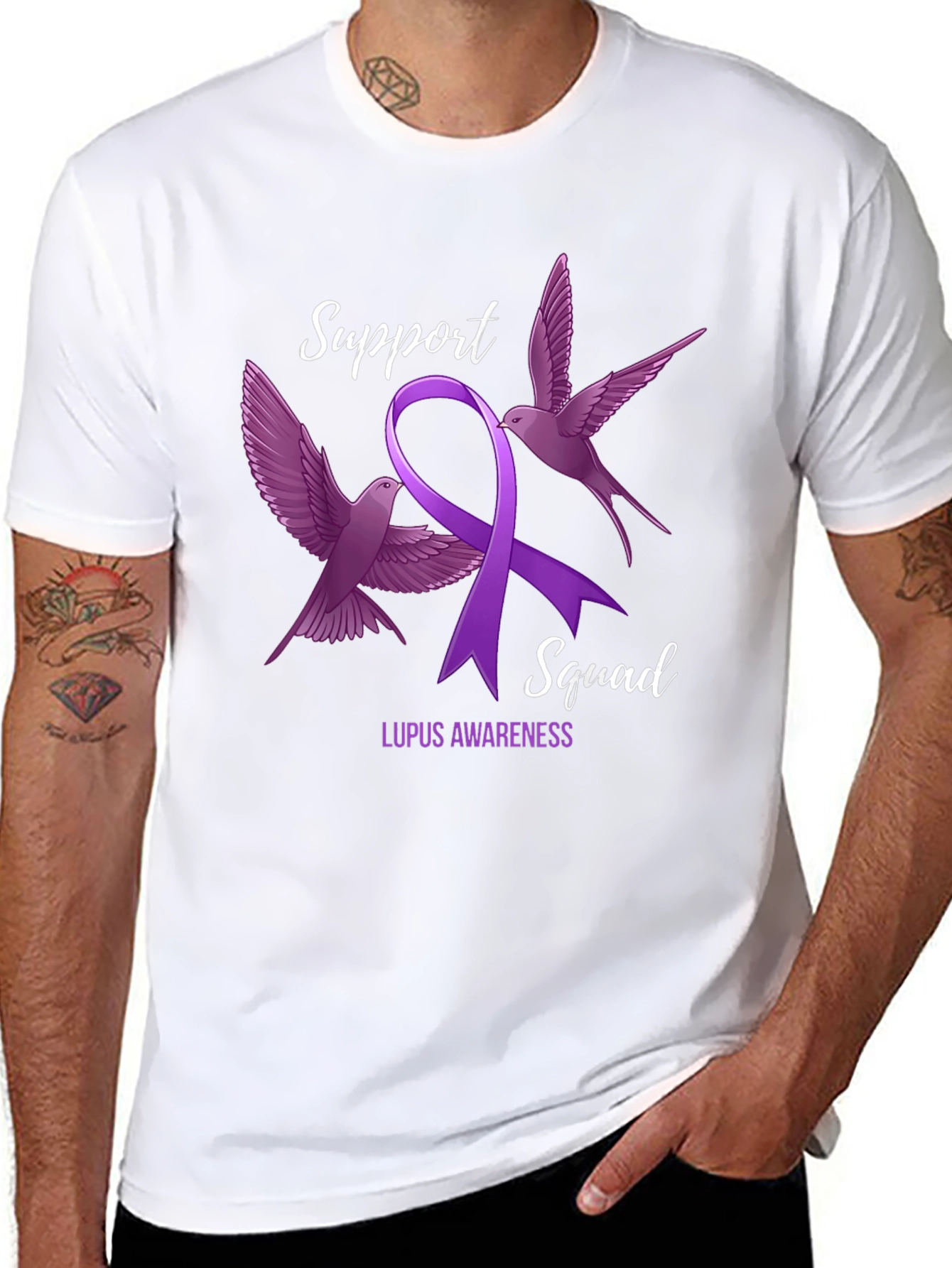 Lupus Awareness Support Squad T-Shirt