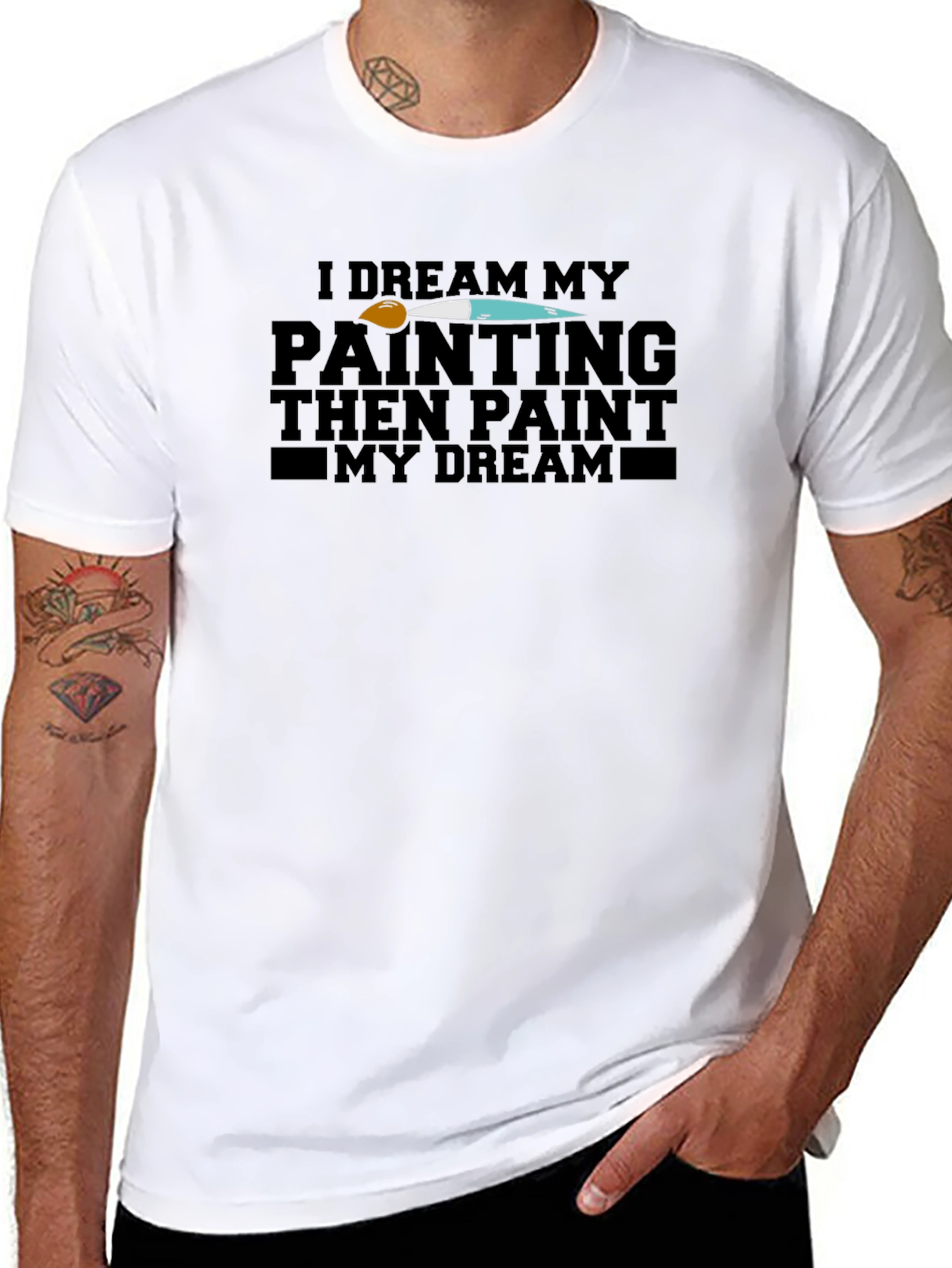 Dream Paint T-Shirt - Artistic Expression Tee