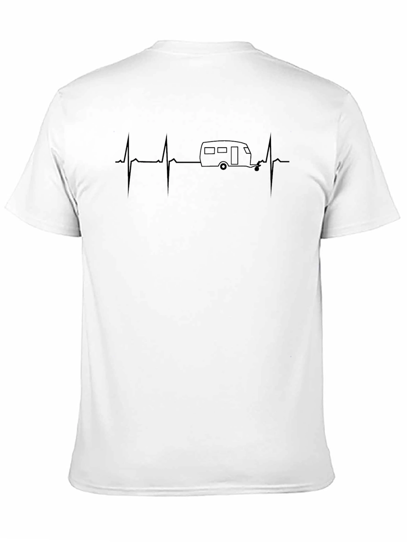 RV Heartbeat T-Shirt - Black