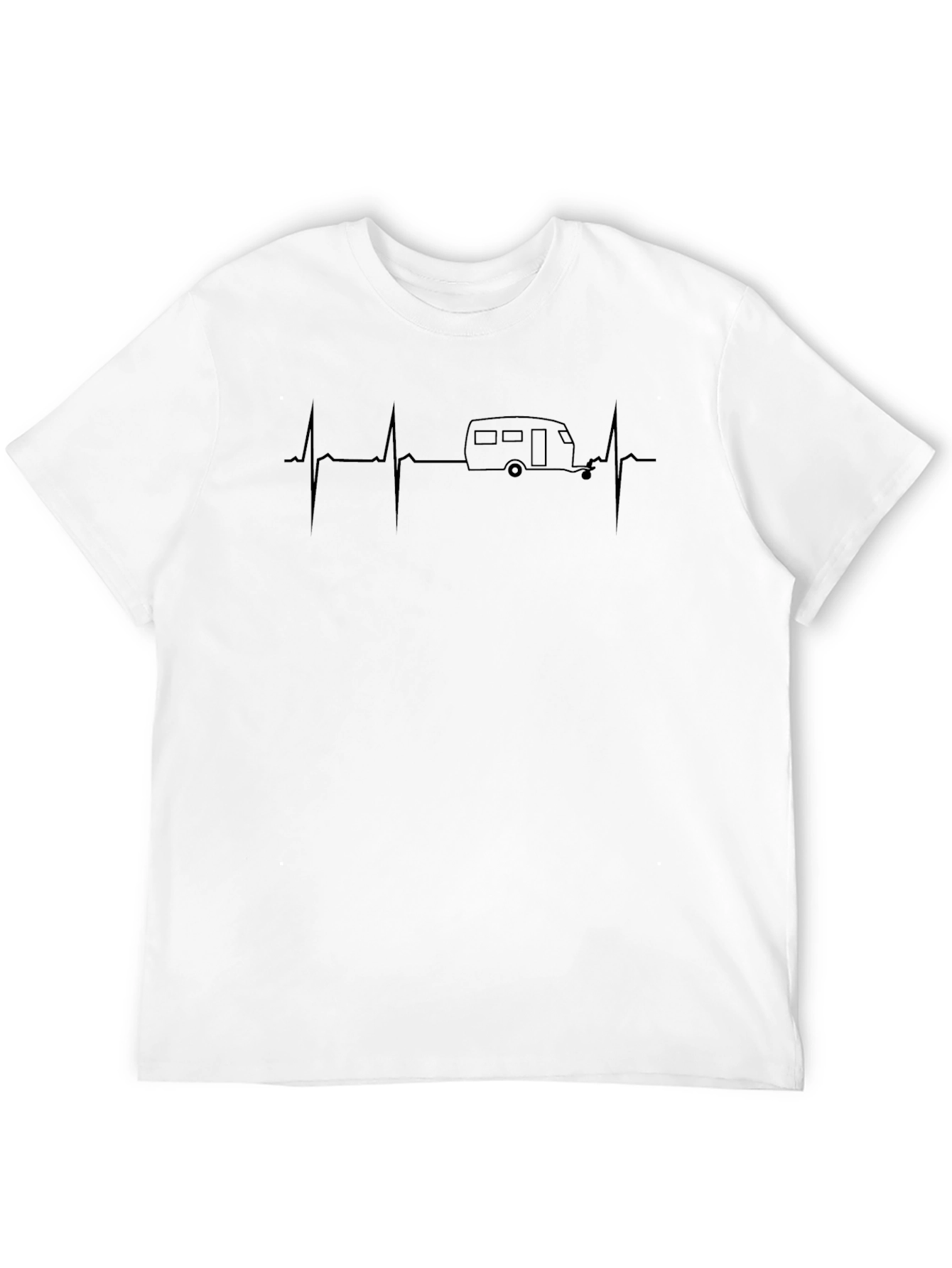 RV Heartbeat T-Shirt - Black