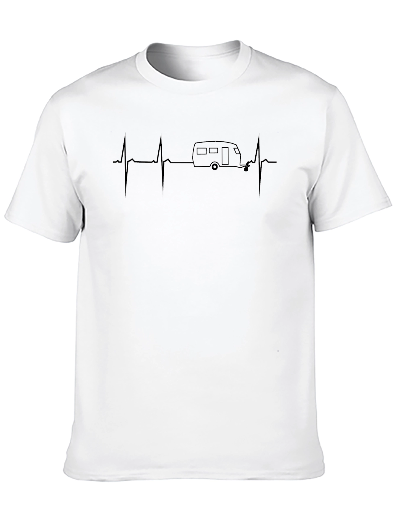 RV Heartbeat T-Shirt - Black