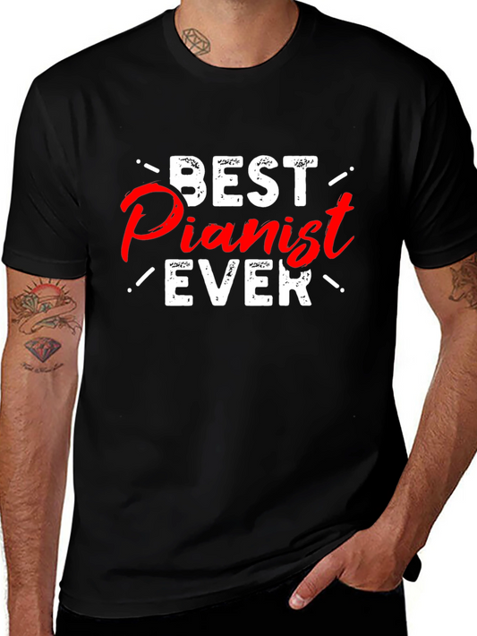 Best Pianist Ever Graphic T-Shirt