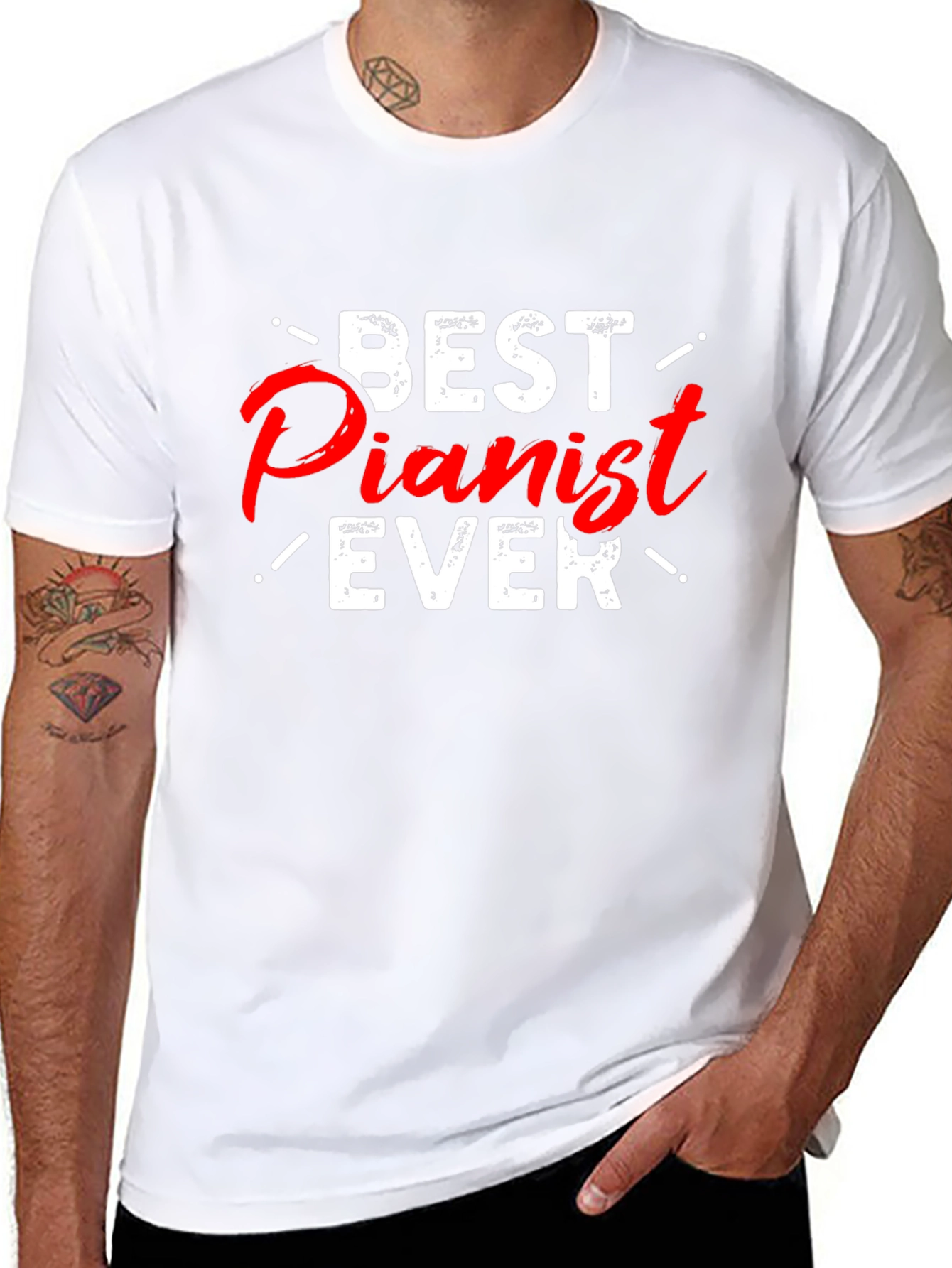 Best Pianist Ever Graphic T-Shirt