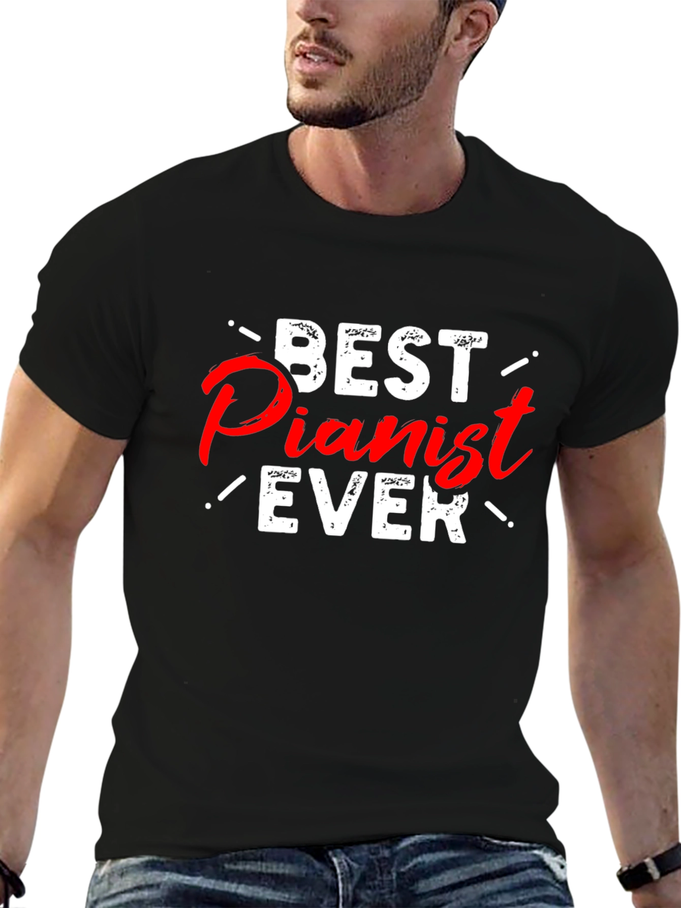 Best Pianist Ever Graphic T-Shirt