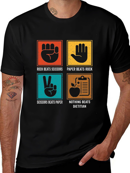Dietitian Beats All Funny Graphic T-Shirt