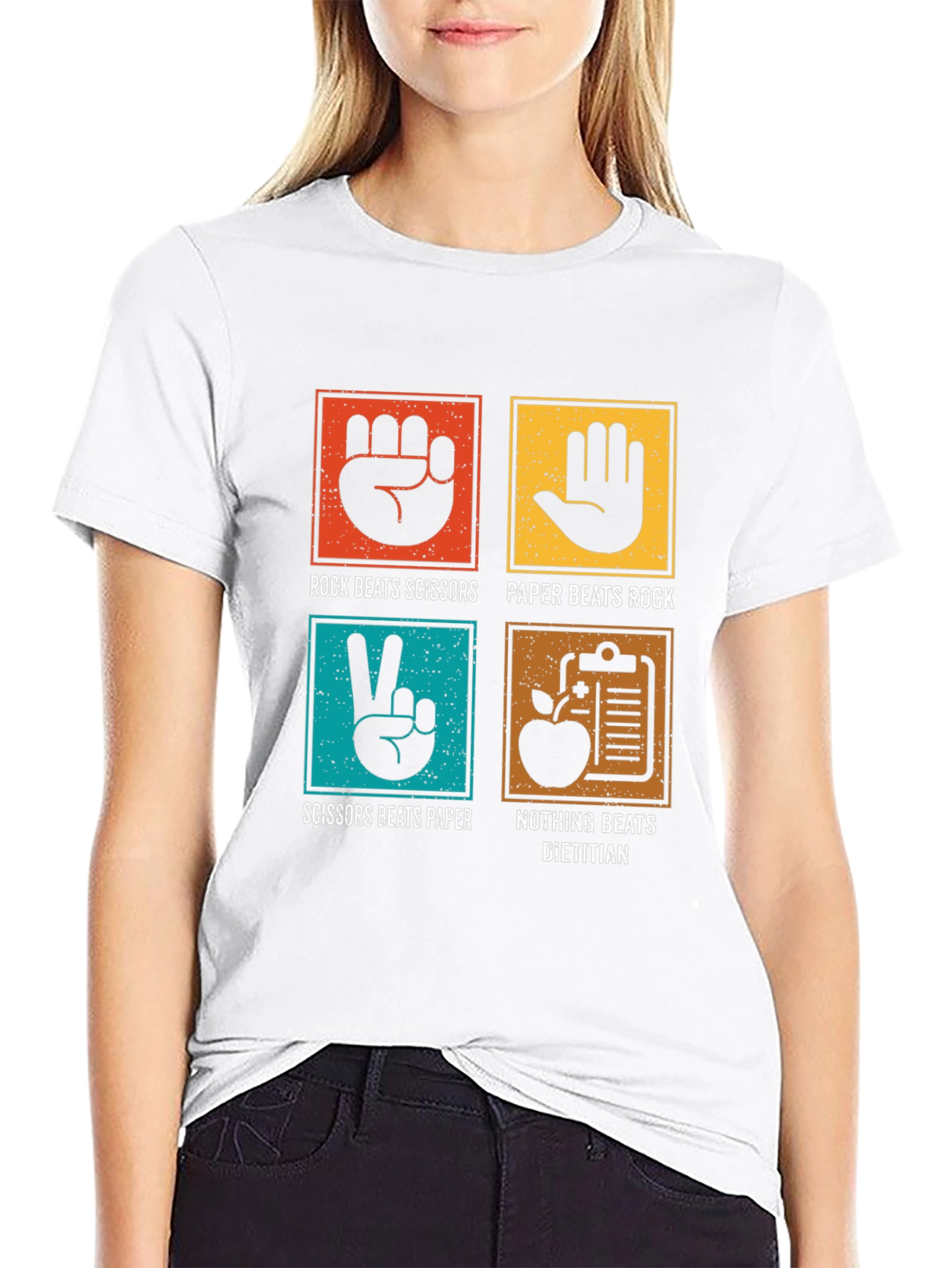 Dietitian Beats All Funny Graphic T-Shirt