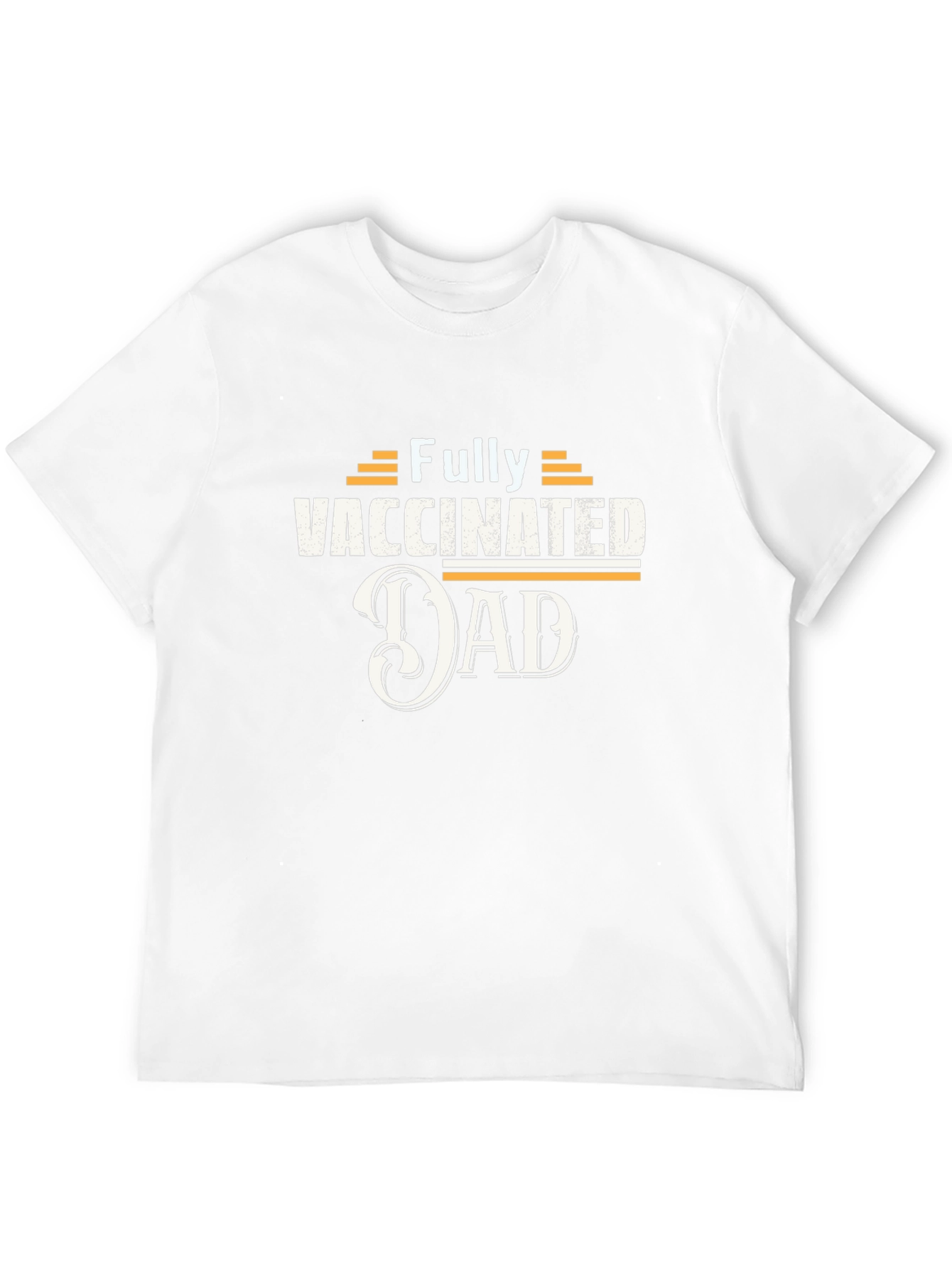 Fully Vaccinated Dad Black T-Shirt