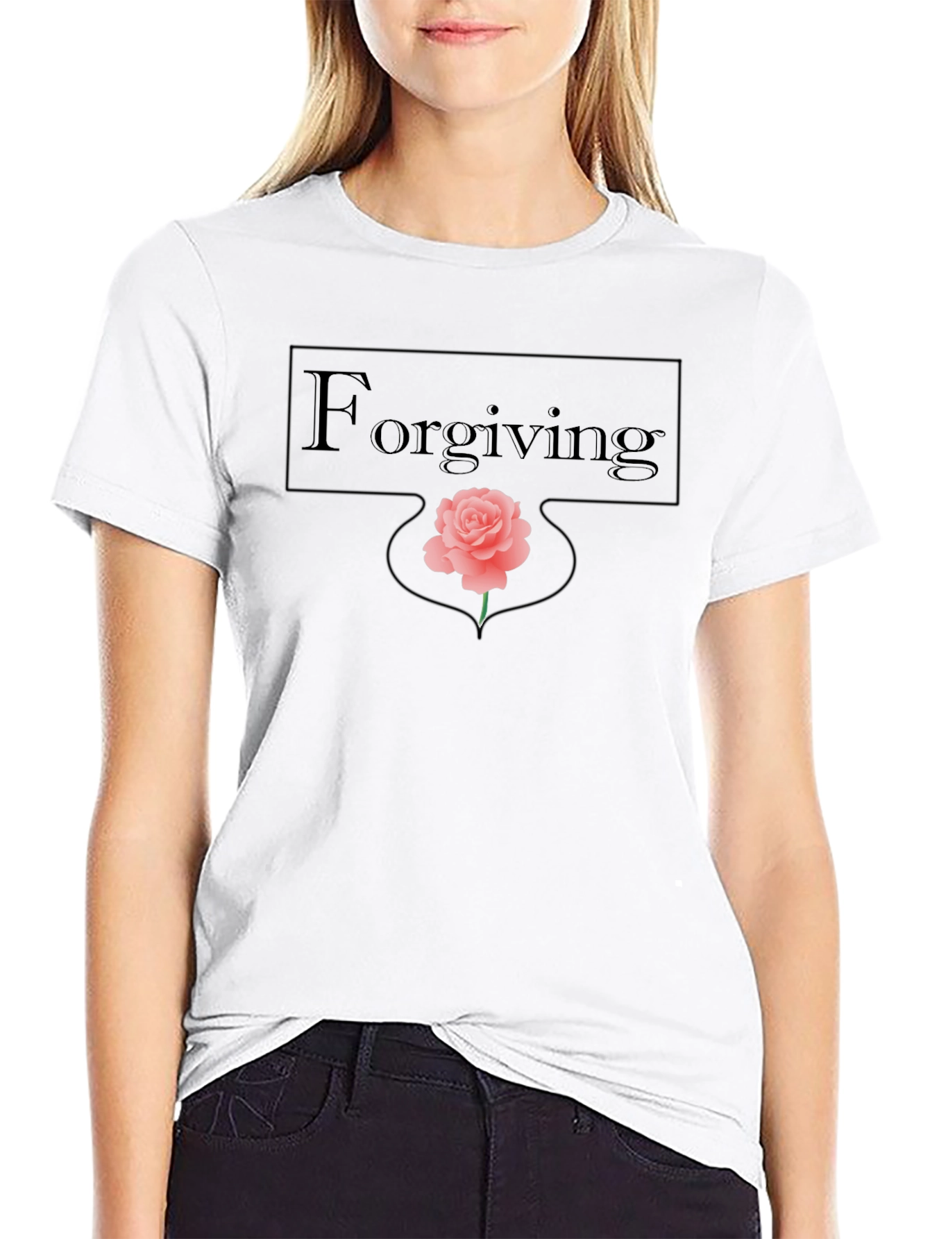 Forgiving Rose Graphic T-Shirt