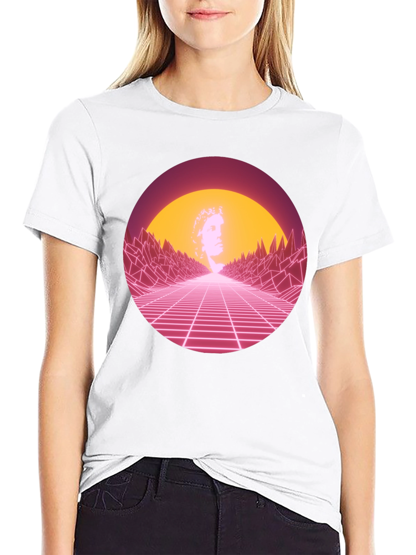 Retro Wave T-Shirt - 80s Synthwave Design