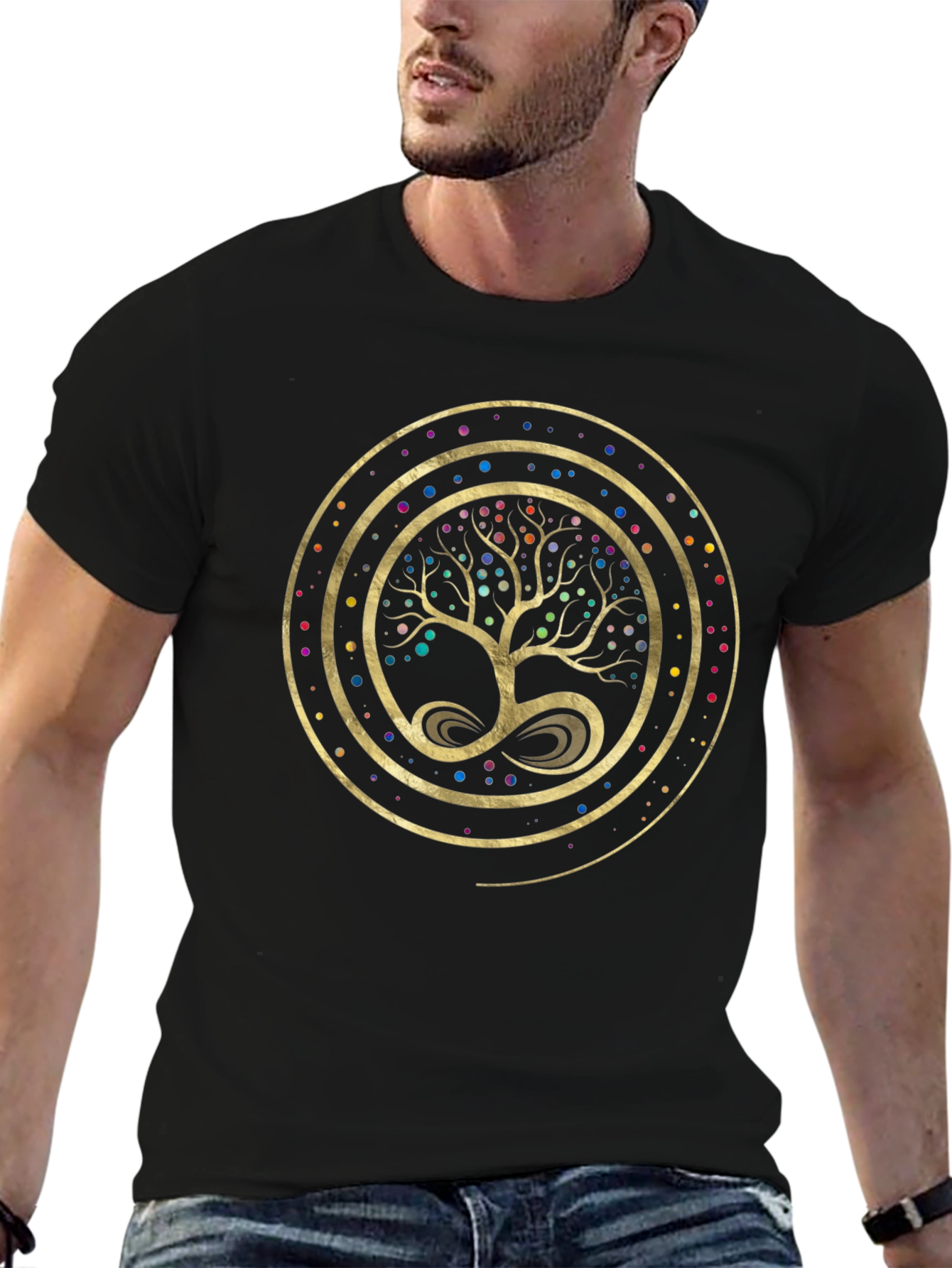 Tree of Life Graphic Tee - Circular Design