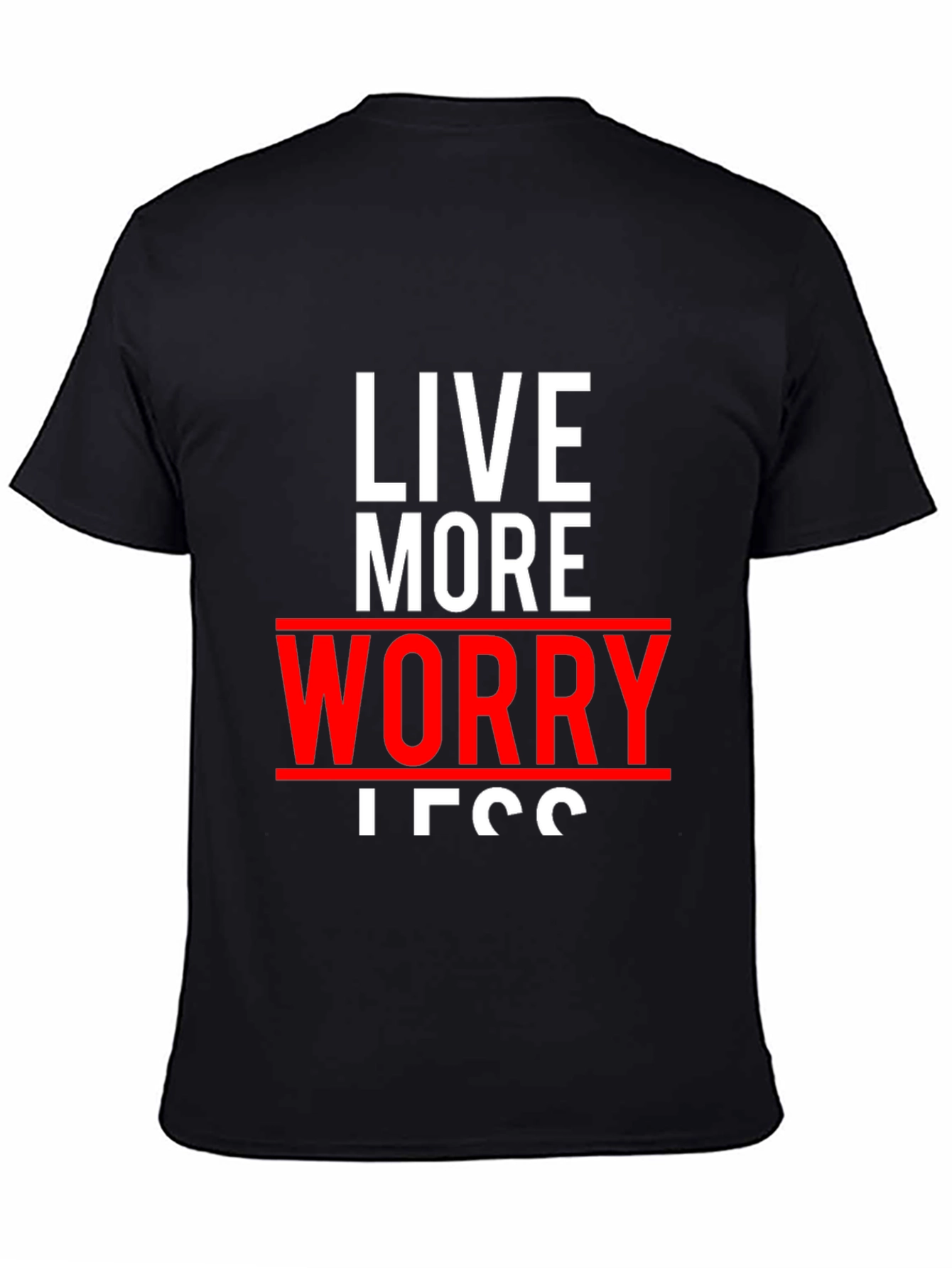 Live More Worry Less Graphic Tee