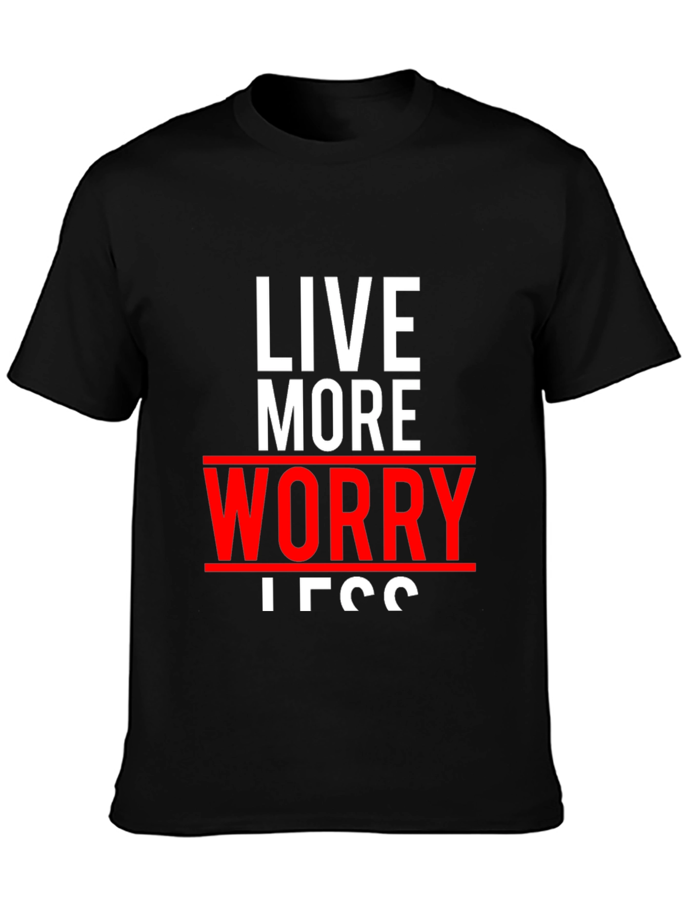 Live More Worry Less Graphic Tee