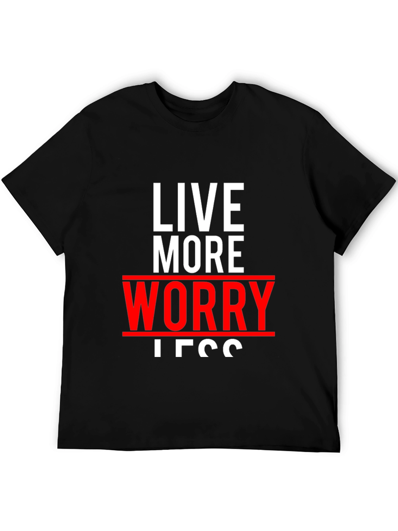 Live More Worry Less Graphic Tee
