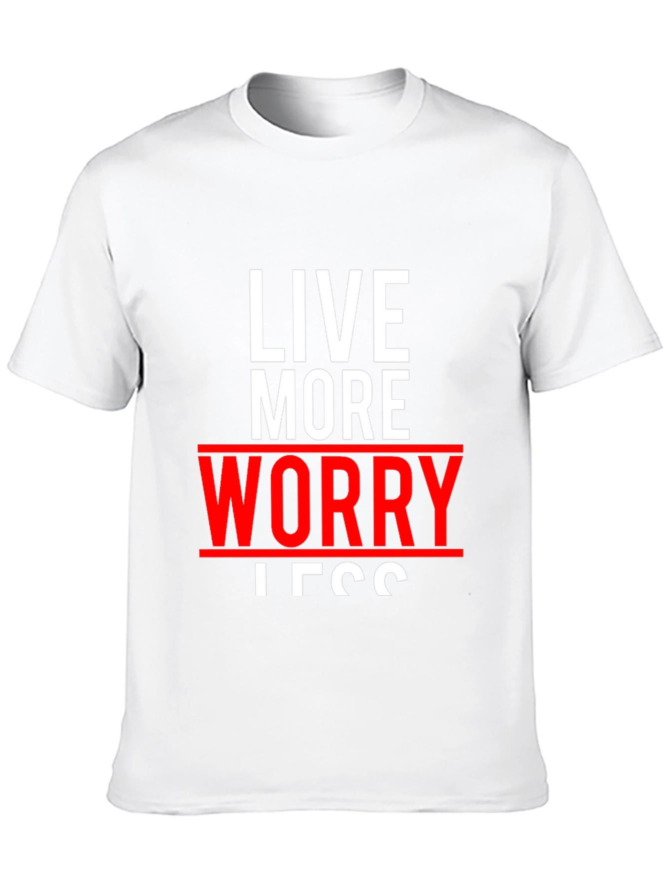 Live More Worry Less Graphic Tee