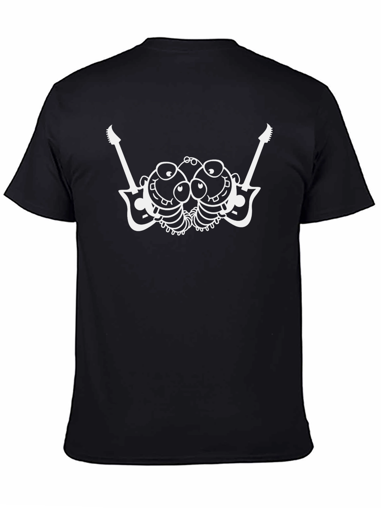 Cool Graphic Tee - Guitar Character Design