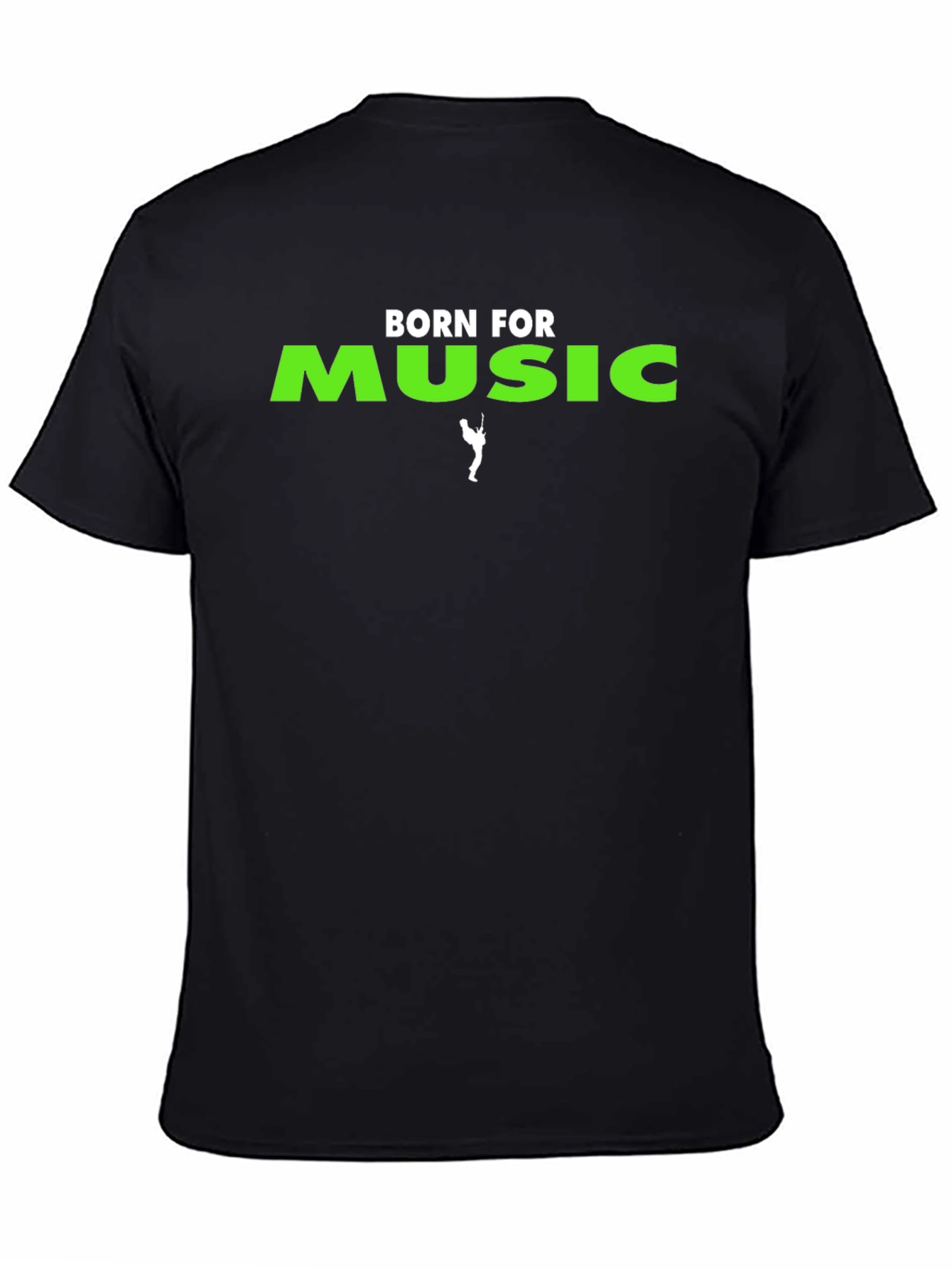 Born For Music Black Graphic Tee
