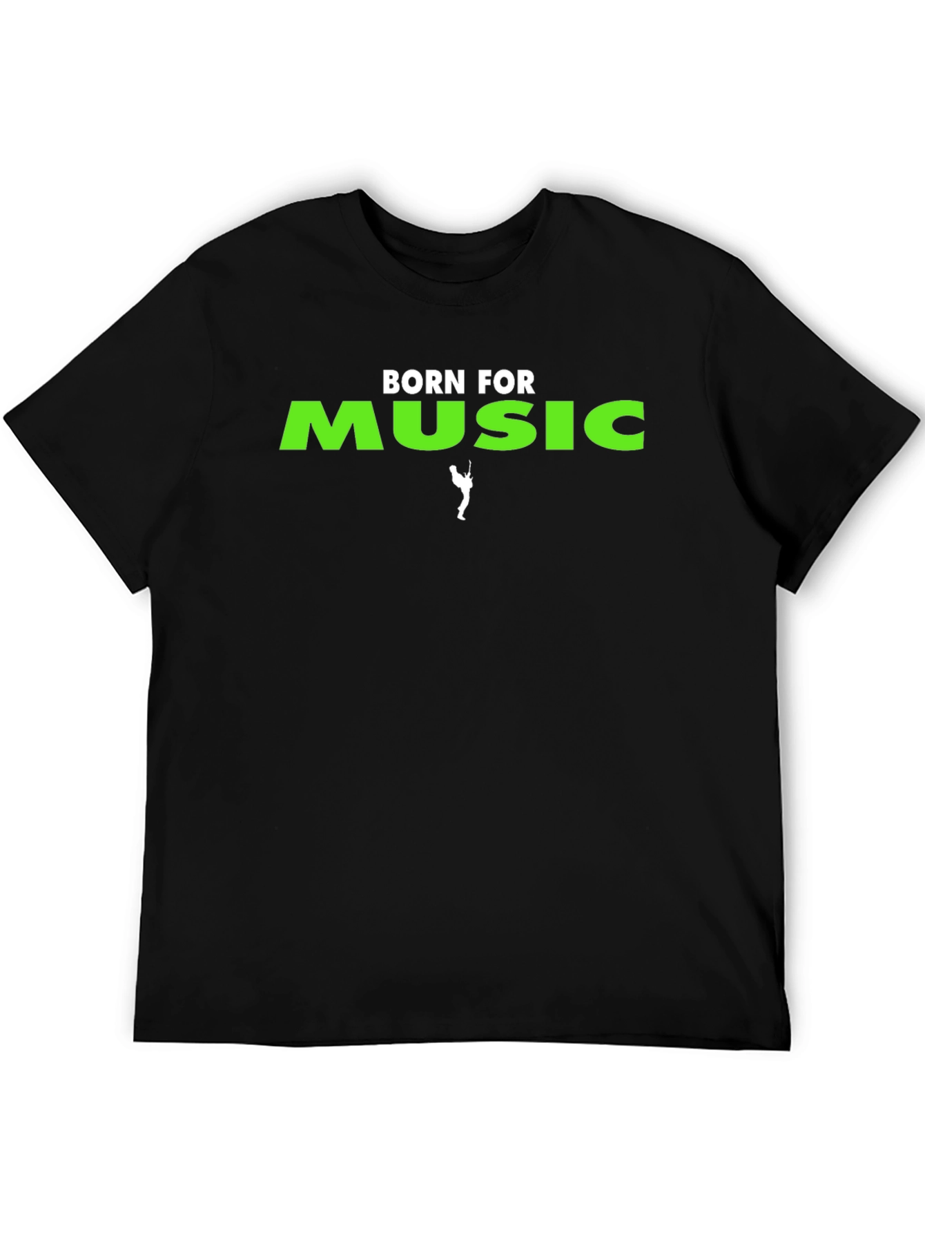 Born For Music Black Graphic Tee