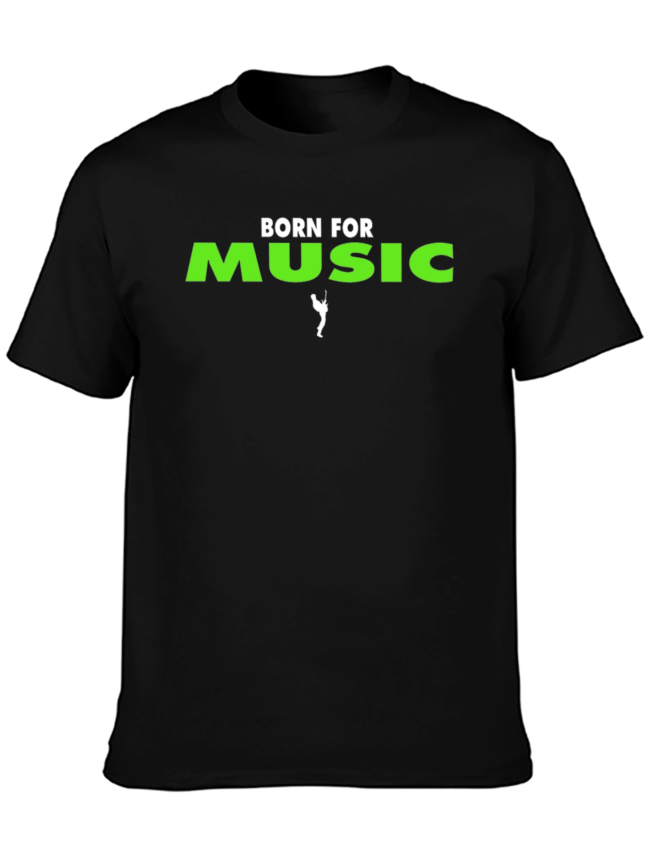 Born For Music Black Graphic Tee
