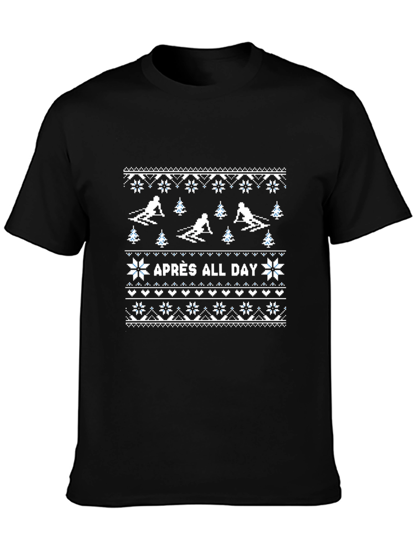 Après All Day Skiing Holiday Graphic Tee