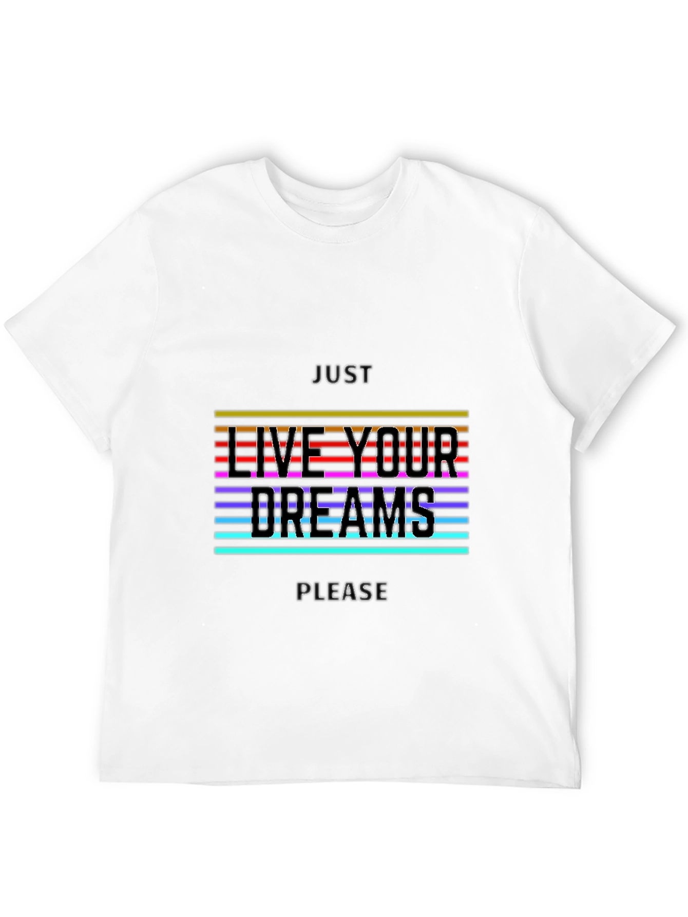 Live Your Dreams Graphic Tee - Black