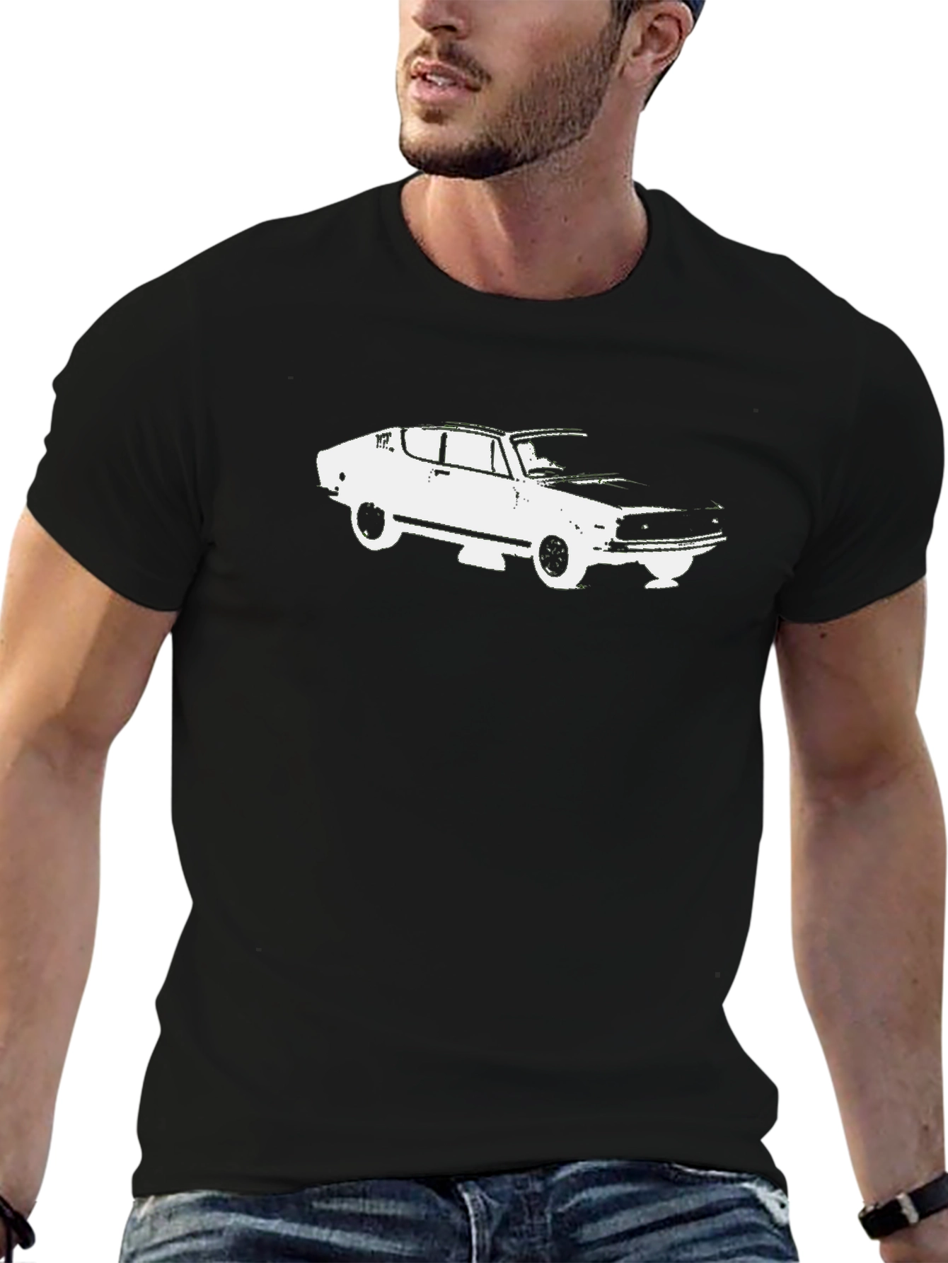 Classic Car Graphic T-Shirt - Retro Style Tee