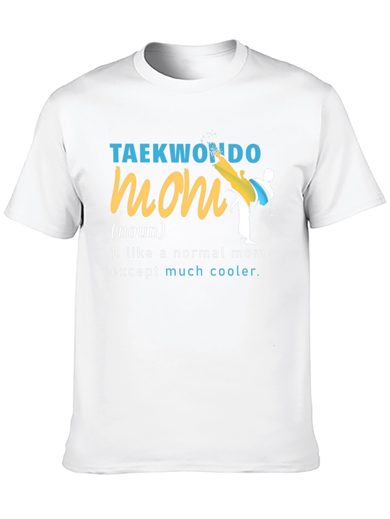 Taekwondo Mom Graphic Tee - Martial Arts Mother T-Shirt