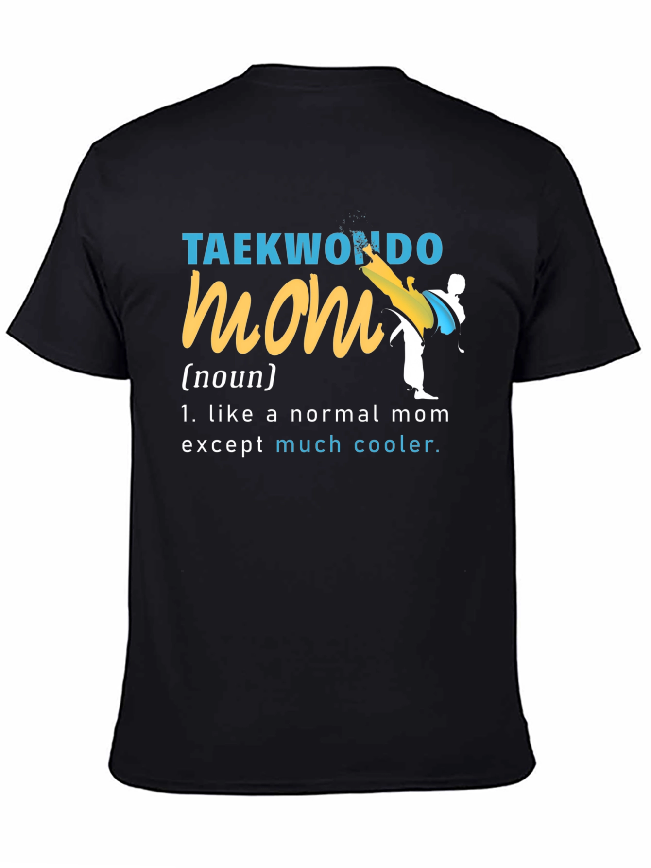Taekwondo Mom Graphic Tee - Martial Arts Mother T-Shirt