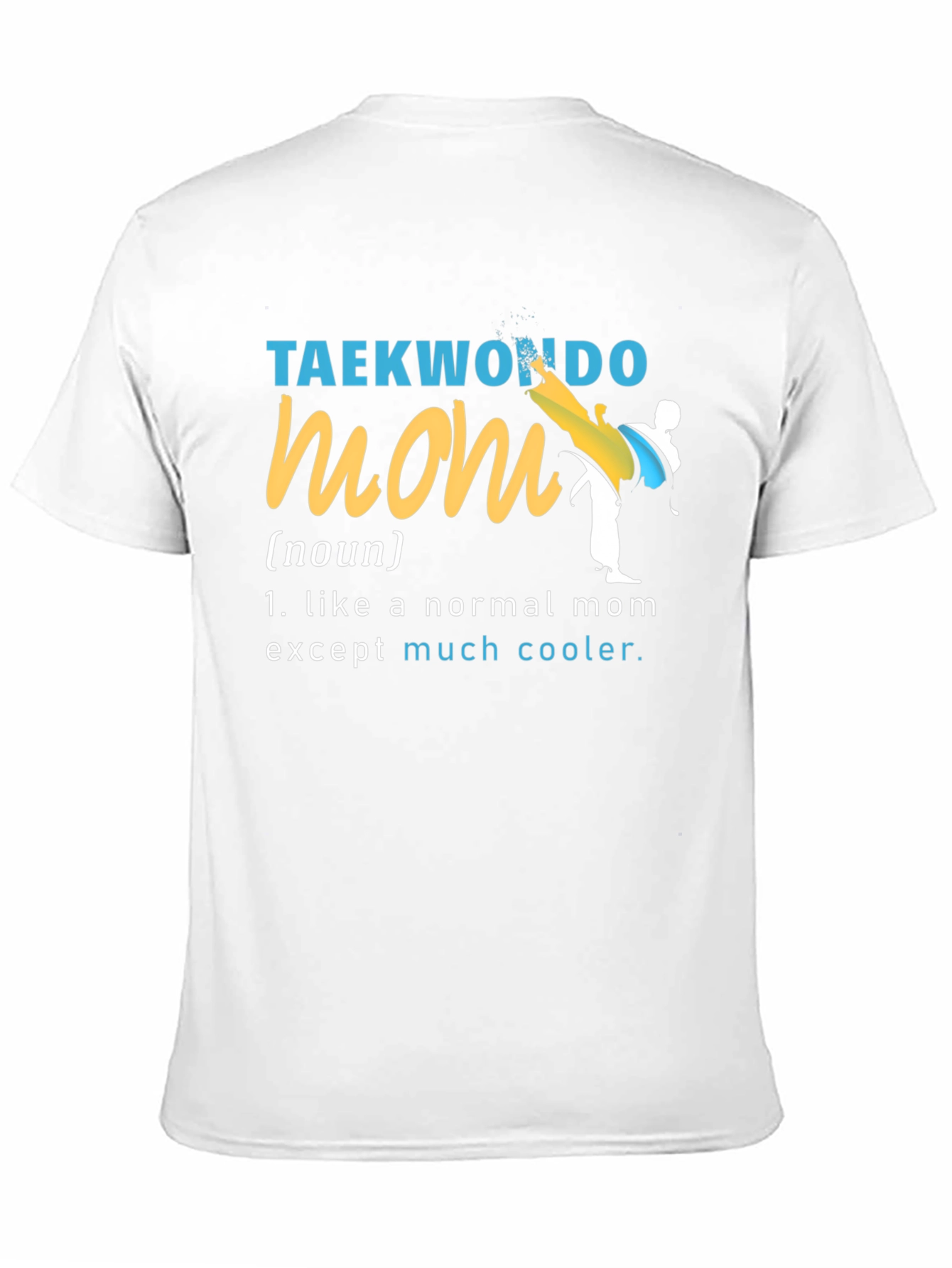 Taekwondo Mom Graphic Tee - Martial Arts Mother T-Shirt