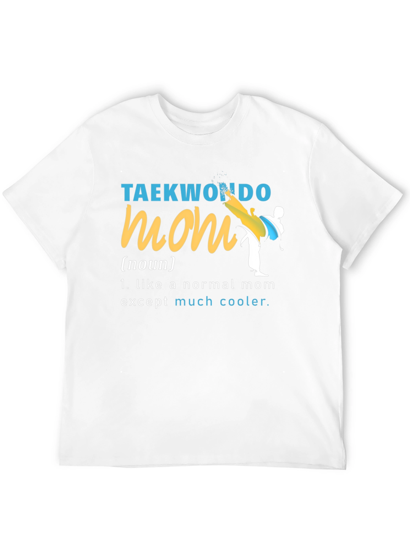 Taekwondo Mom Graphic Tee - Martial Arts Mother T-Shirt