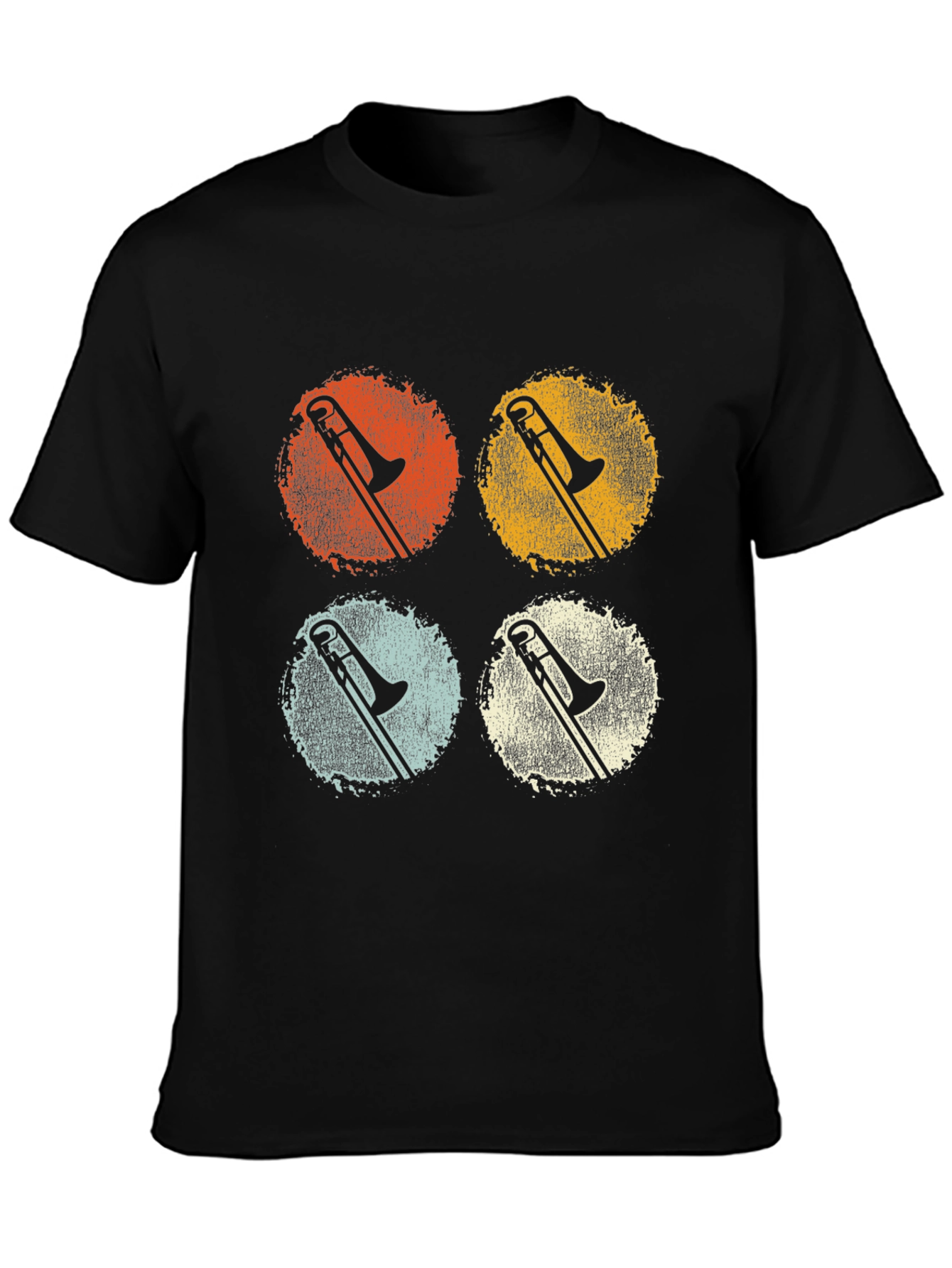 Retro Trombone Music T-Shirt