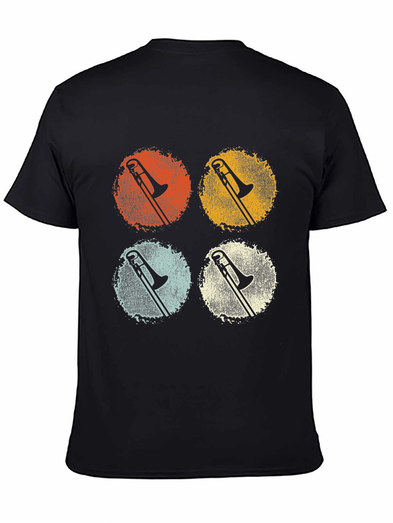 Retro Trombone Music T-Shirt