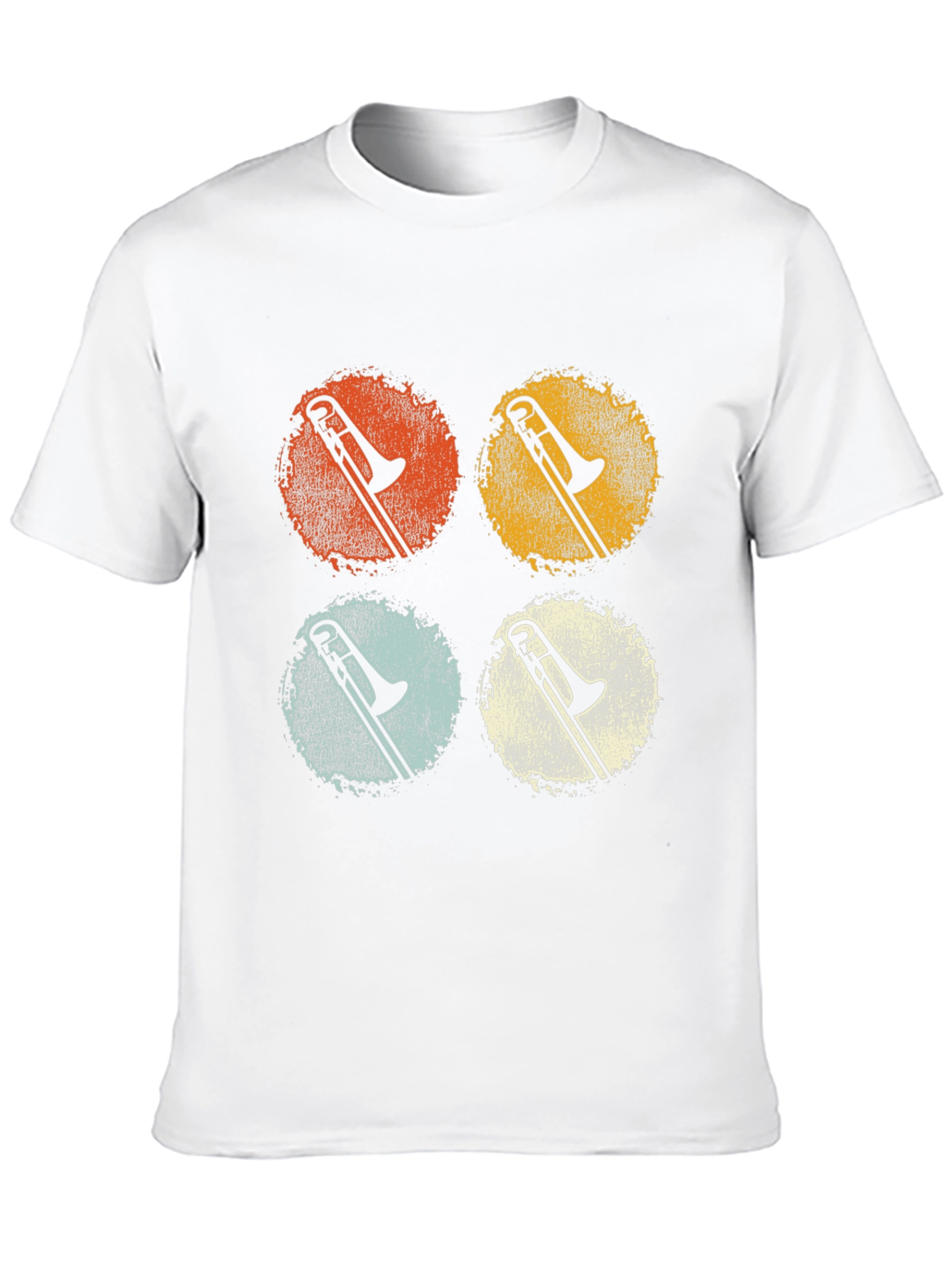 Retro Trombone Music T-Shirt