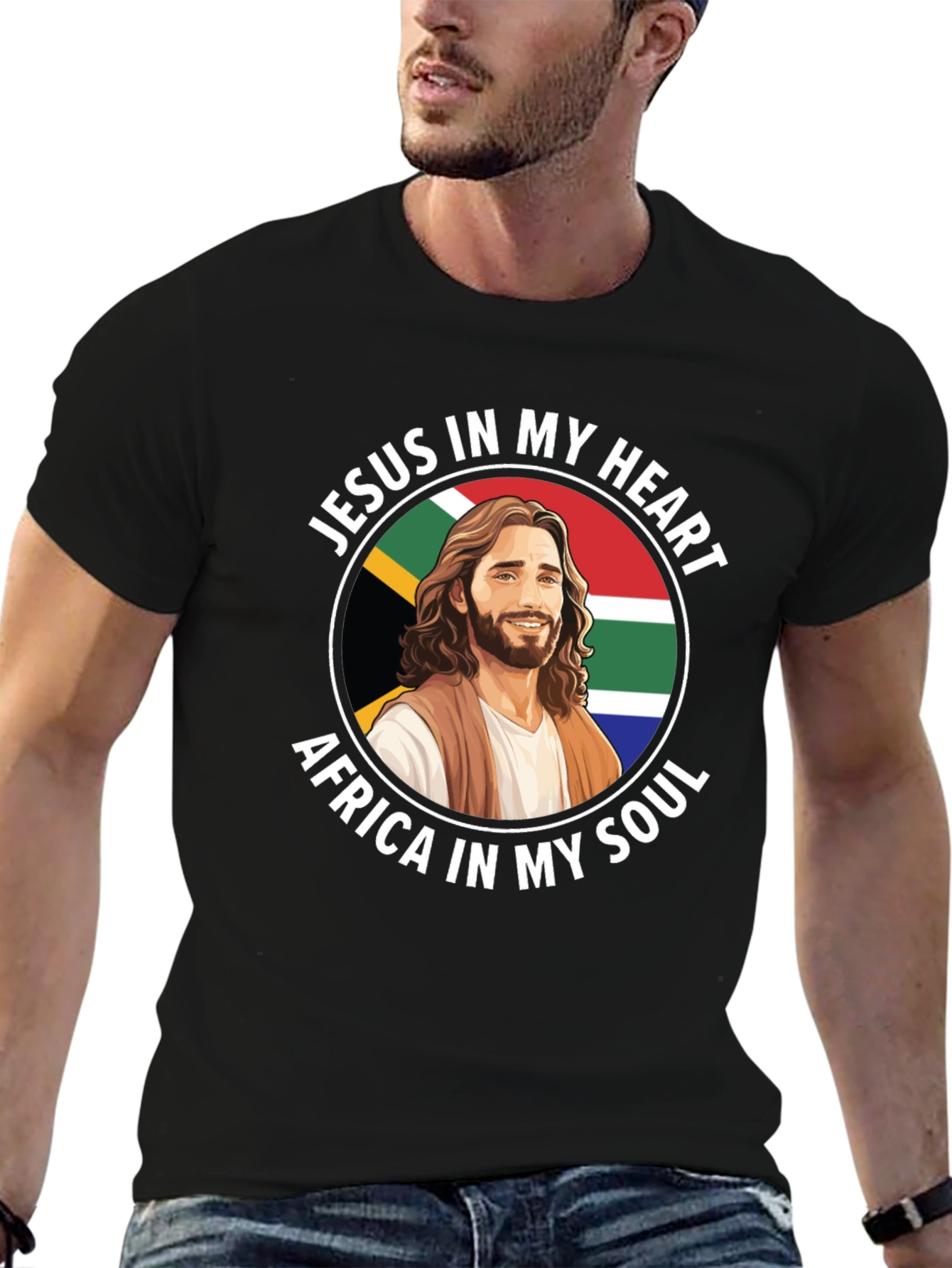 Jesus In My Heart Africa In My Soul T-Shirt
