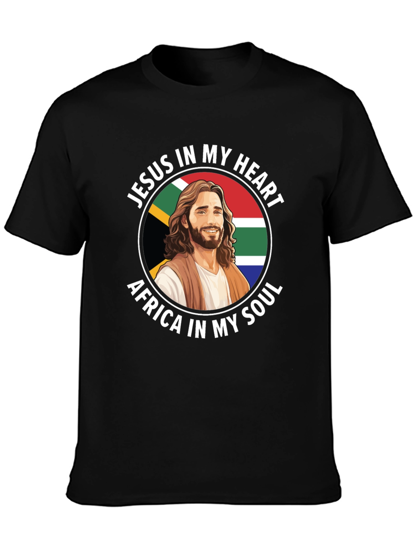 Jesus In My Heart Africa In My Soul T-Shirt