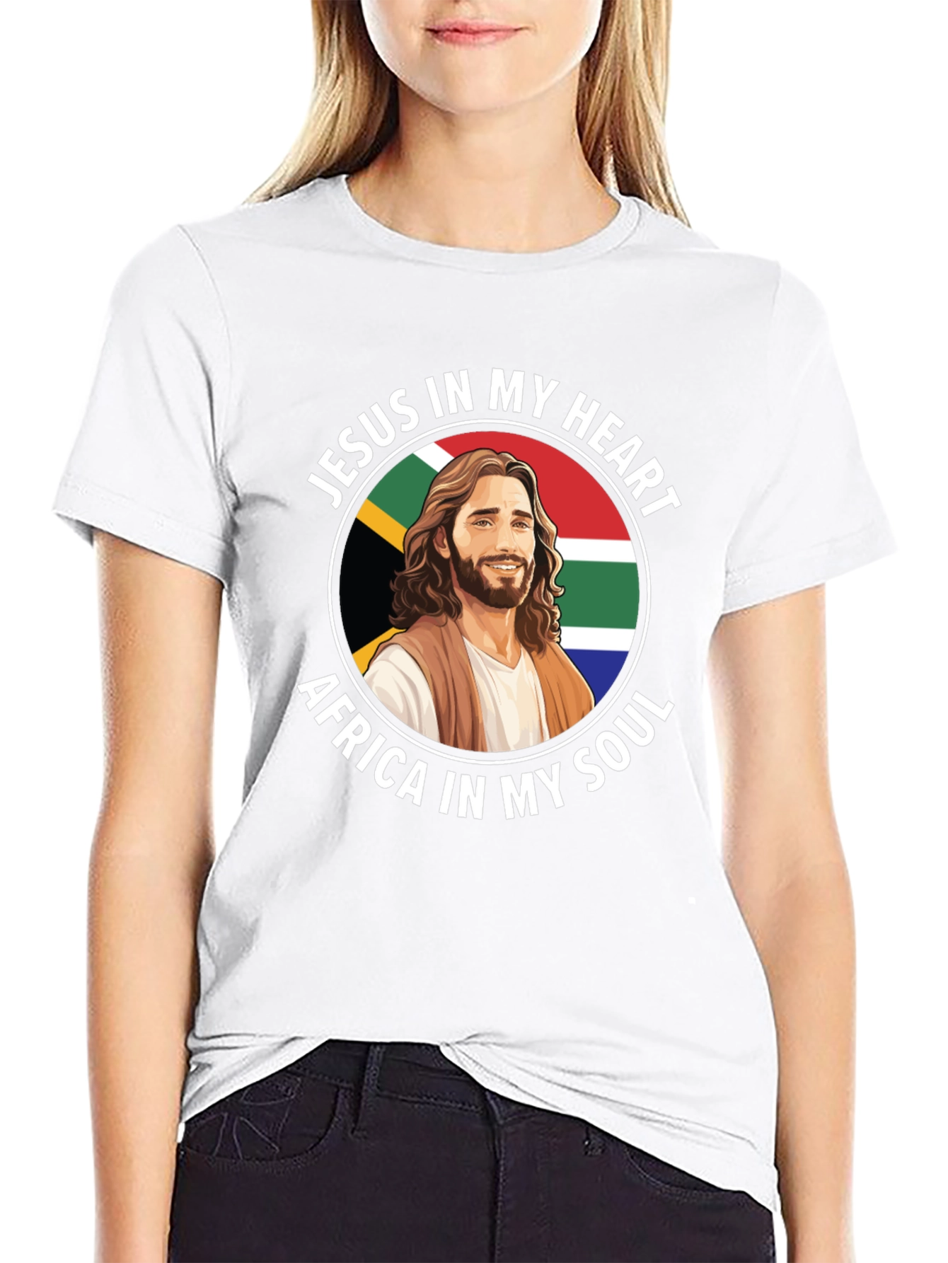 Jesus In My Heart Africa In My Soul T-Shirt