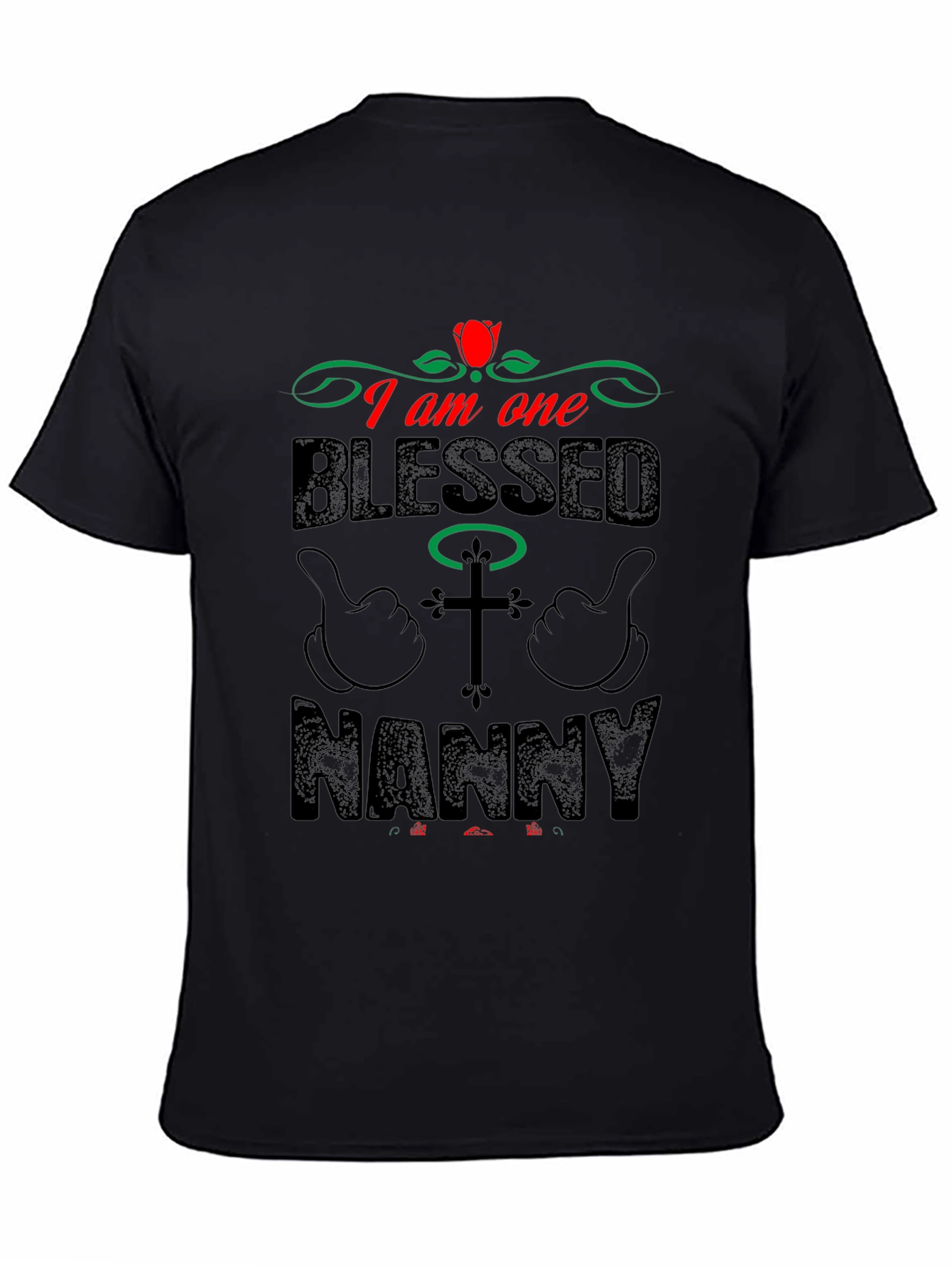 Blessed Nanny Graphic T-Shirt - Stylish & Comfortable