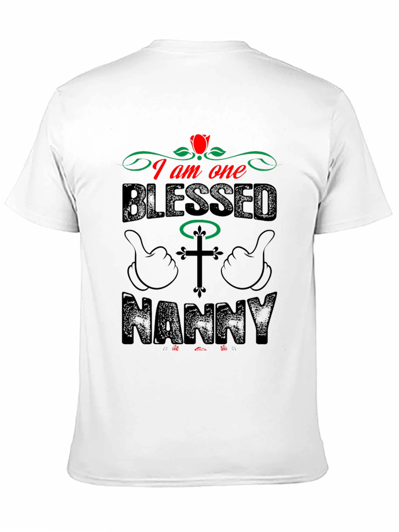 Blessed Nanny Graphic T-Shirt - Stylish & Comfortable