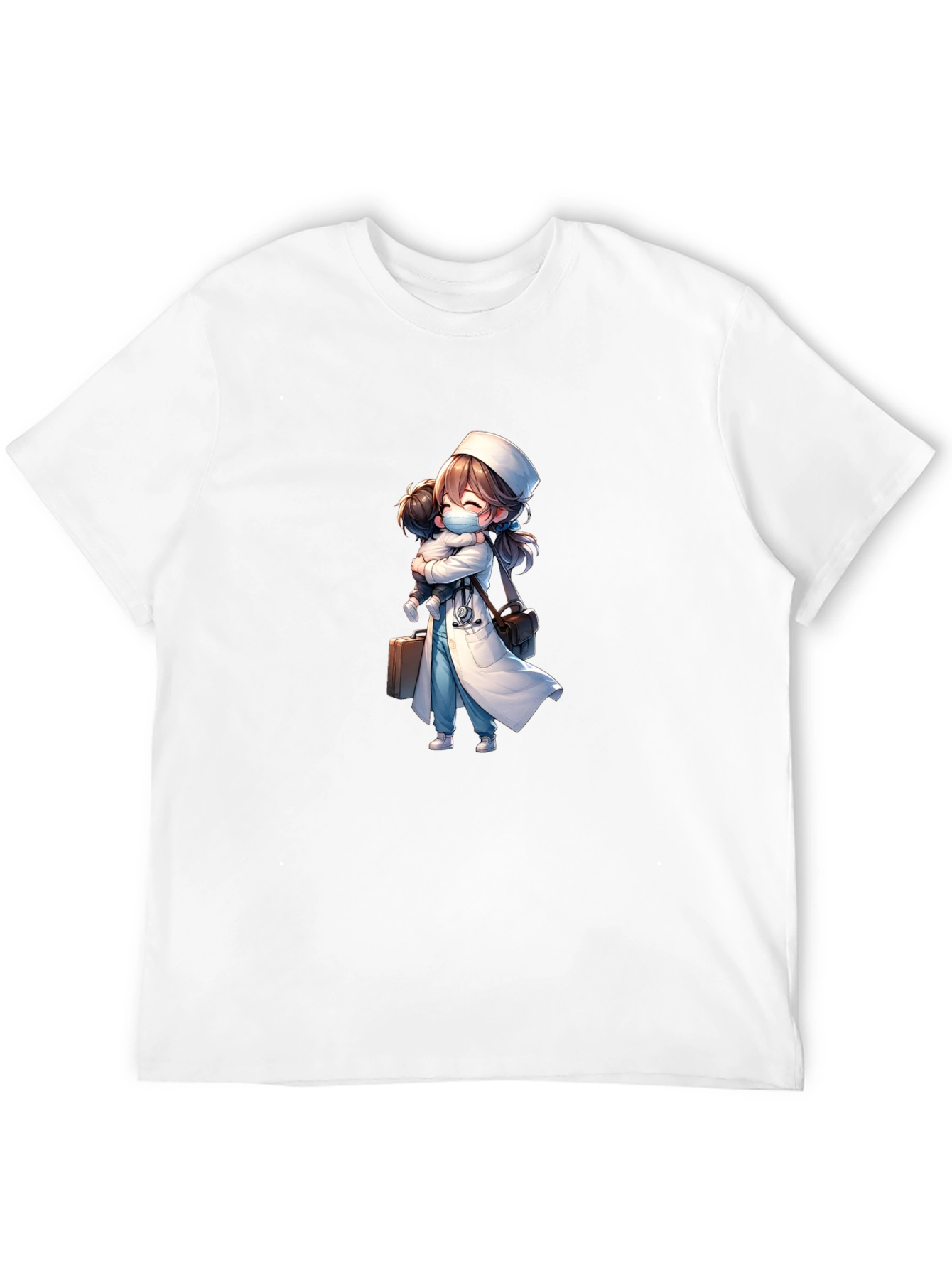 Nurse Hug Graphic T-Shirt