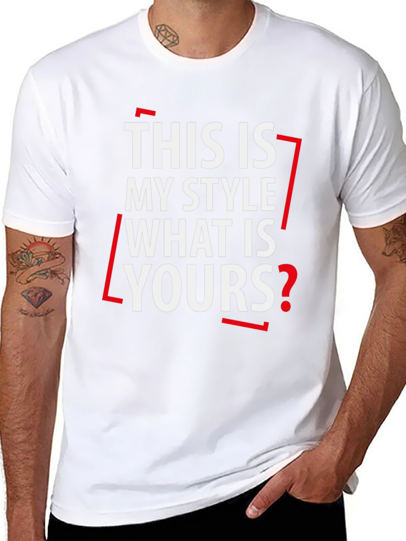Stylish This Is My Style Graphic Tee