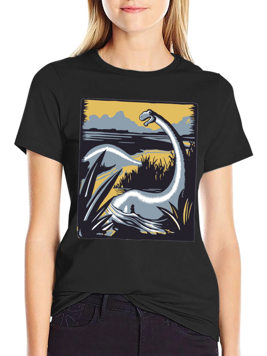 Dinosaur Graphic Tee - Prehistoric Creature Shirt