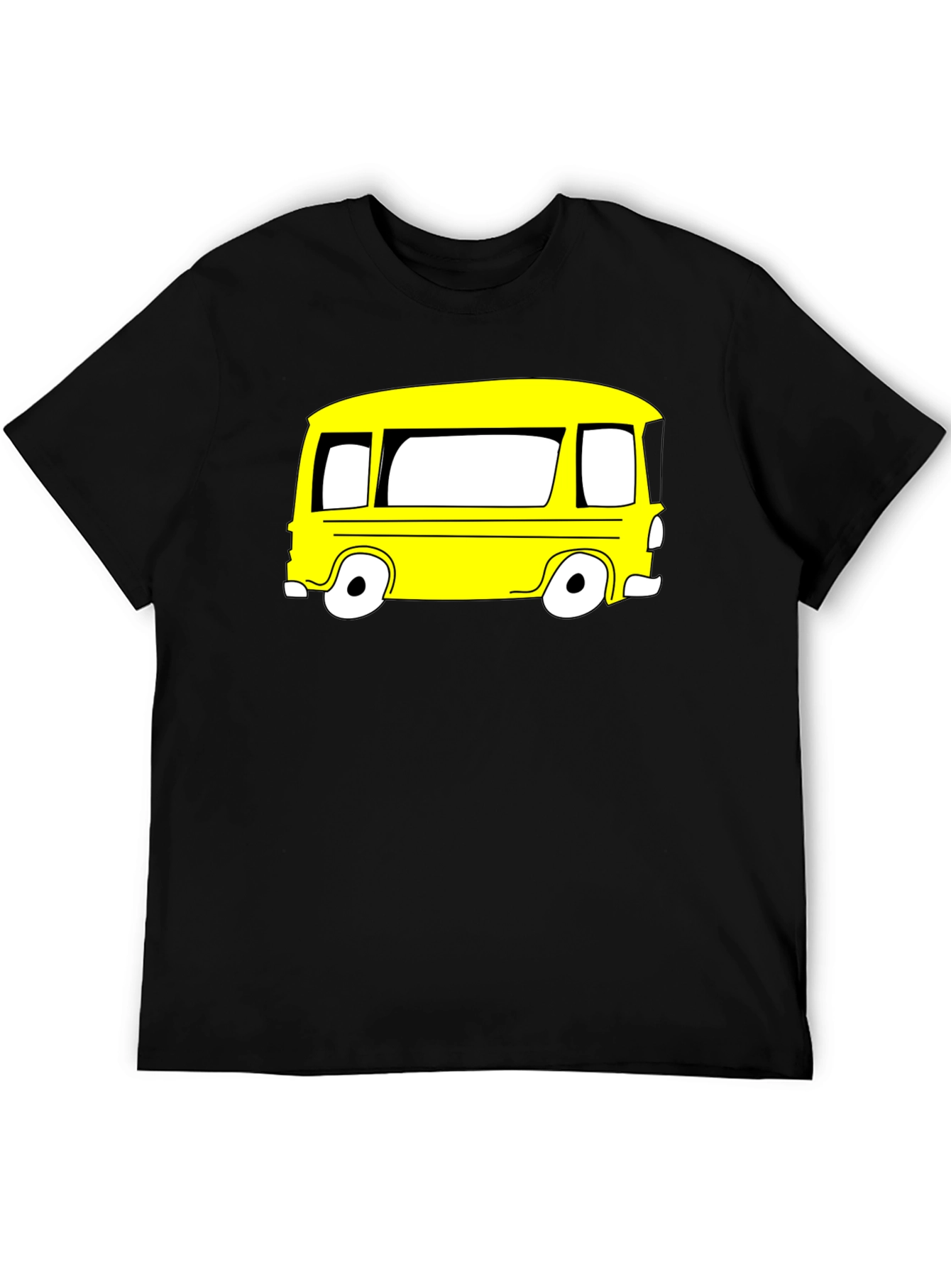 Retro Yellow Van Graphic T-Shirt