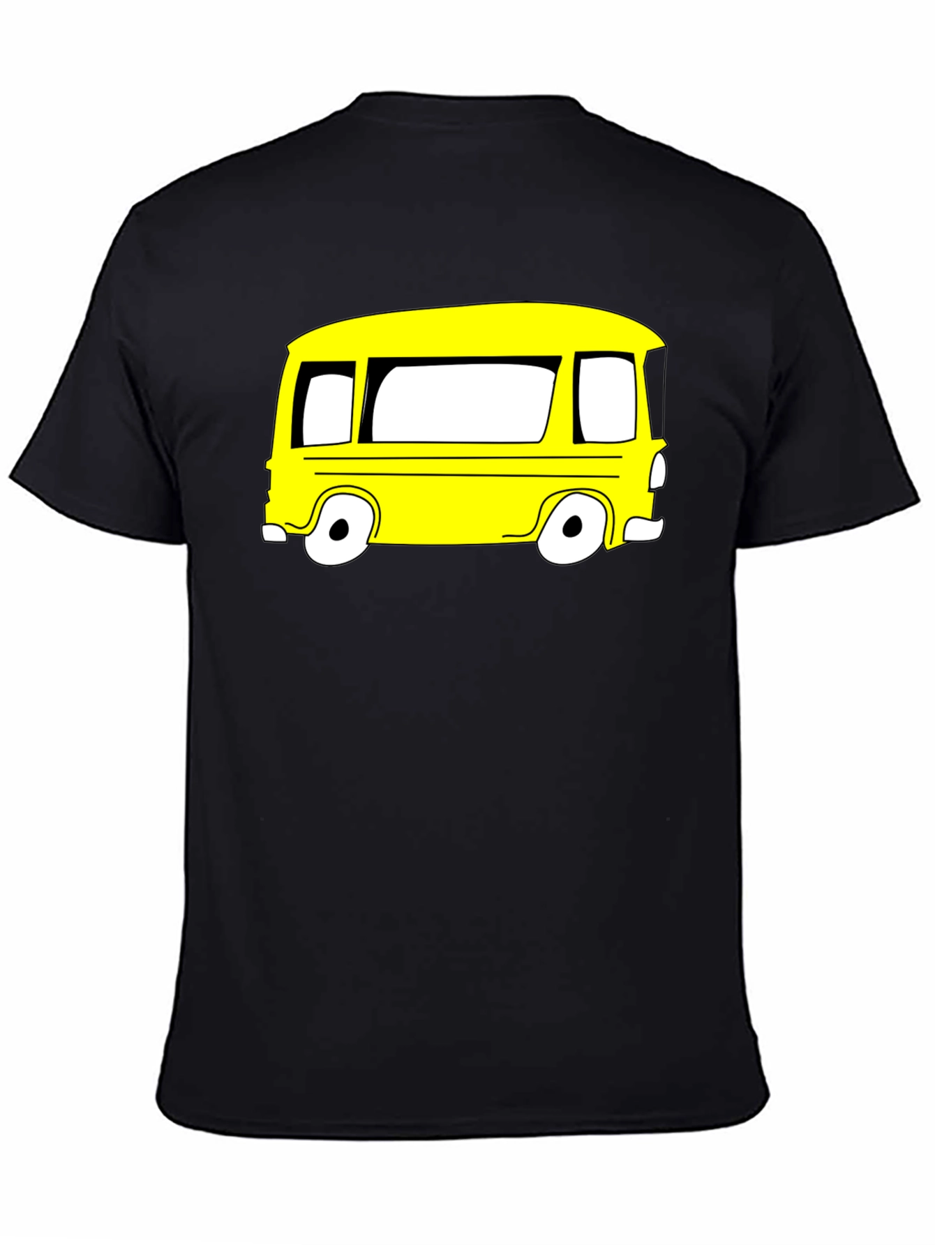 Retro Yellow Van Graphic T-Shirt