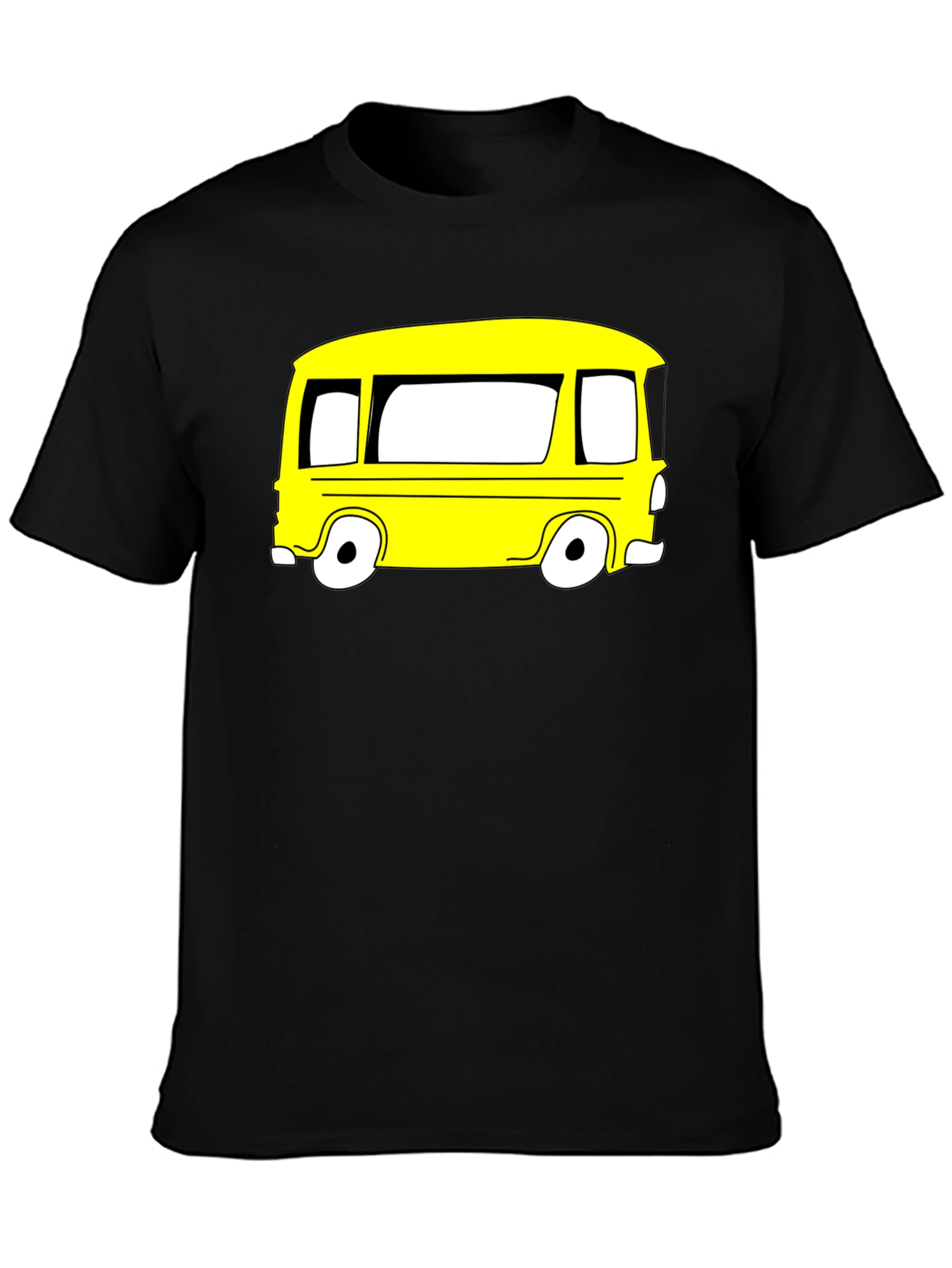 Retro Yellow Van Graphic T-Shirt