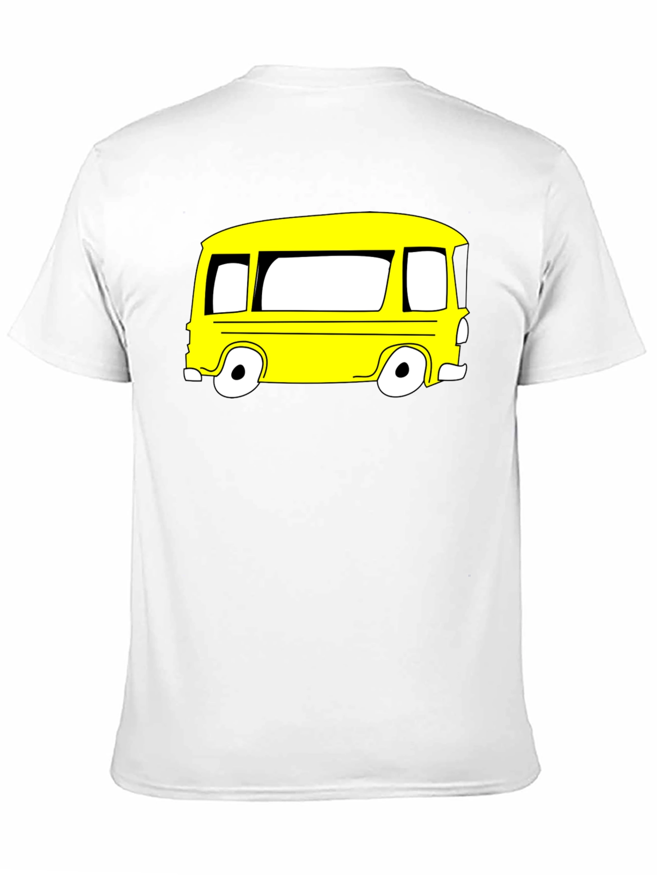 Retro Yellow Van Graphic T-Shirt