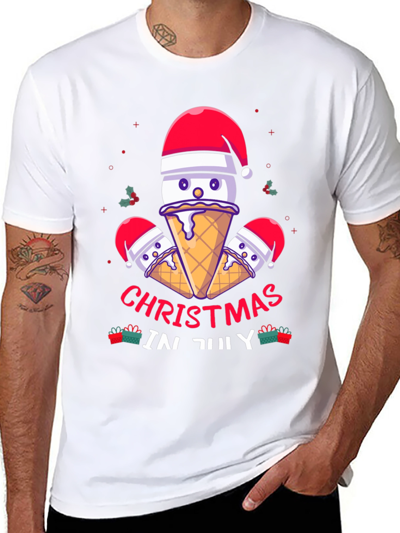 Christmas In July Graphic T-Shirt