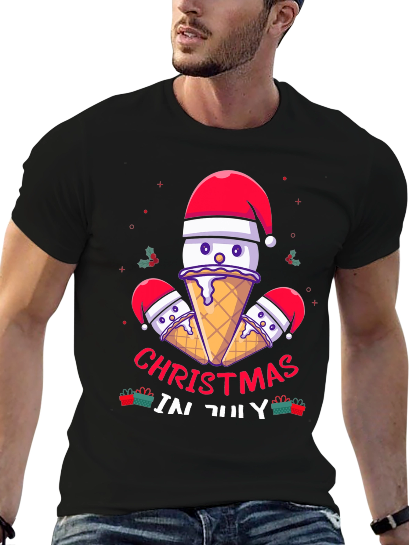 Christmas In July Graphic T-Shirt