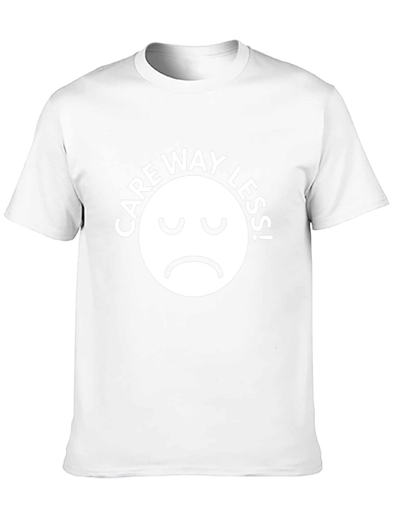 Care Way Less Graphic T-Shirt - Mens Black Tee
